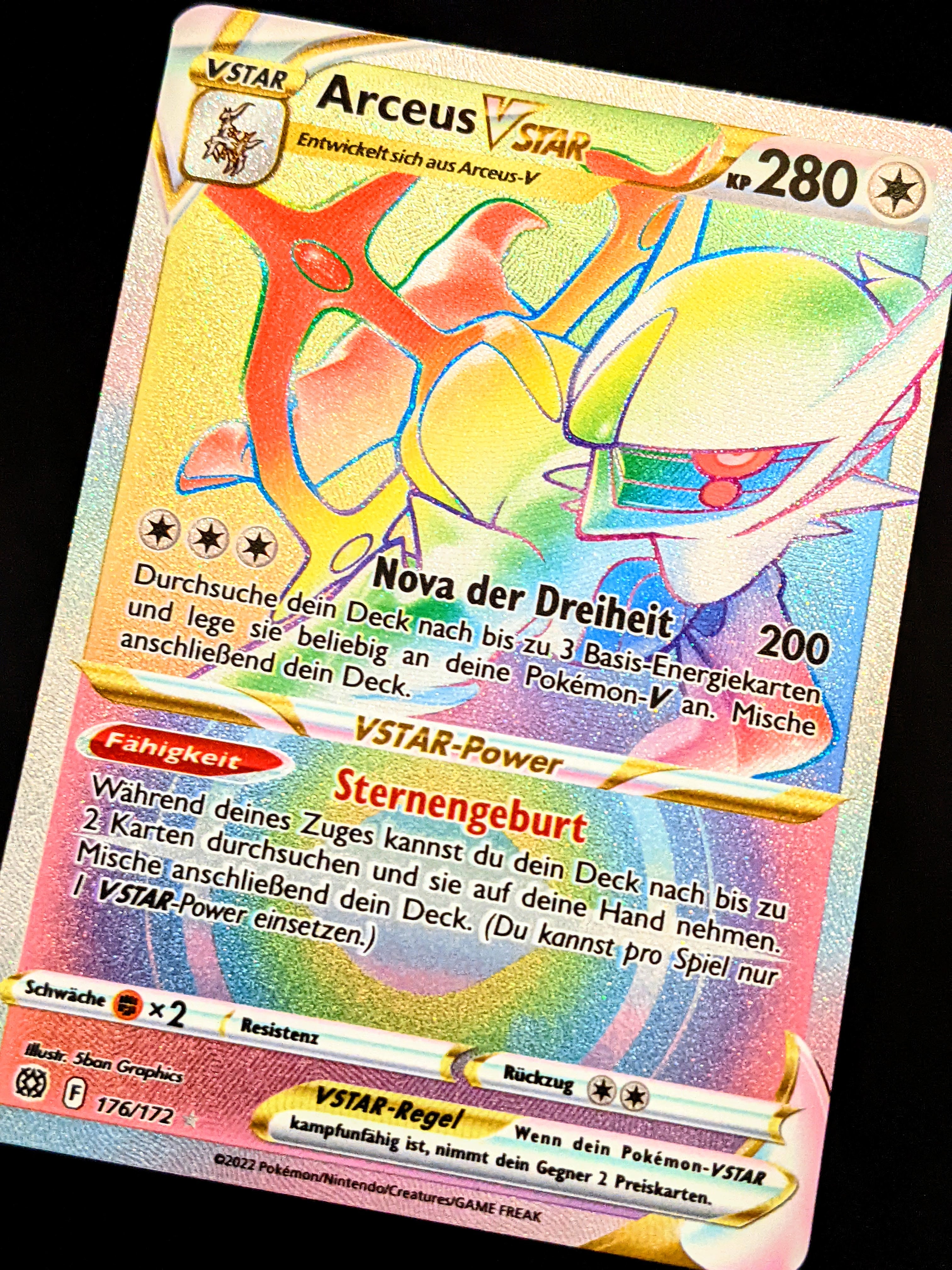 Arceus Karte Englisch