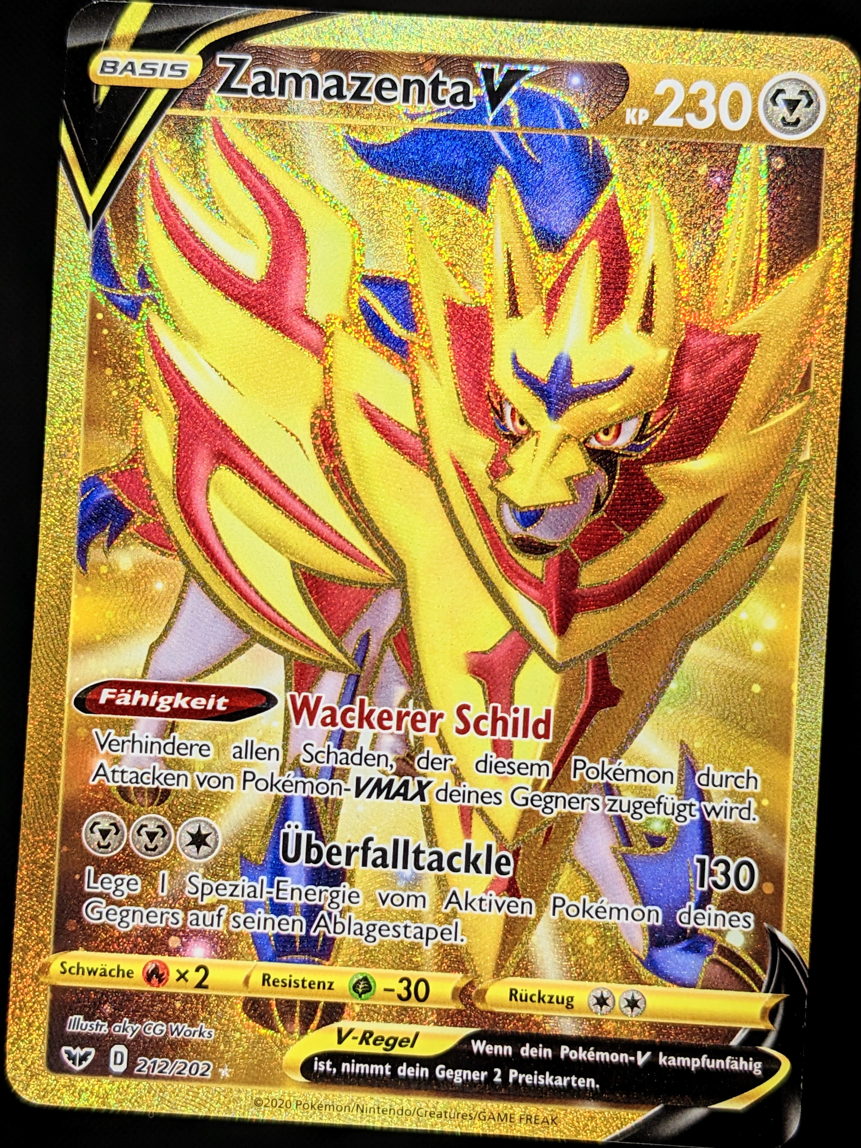 Zamazenta V Gold 212/202 DE – Deckshop.de