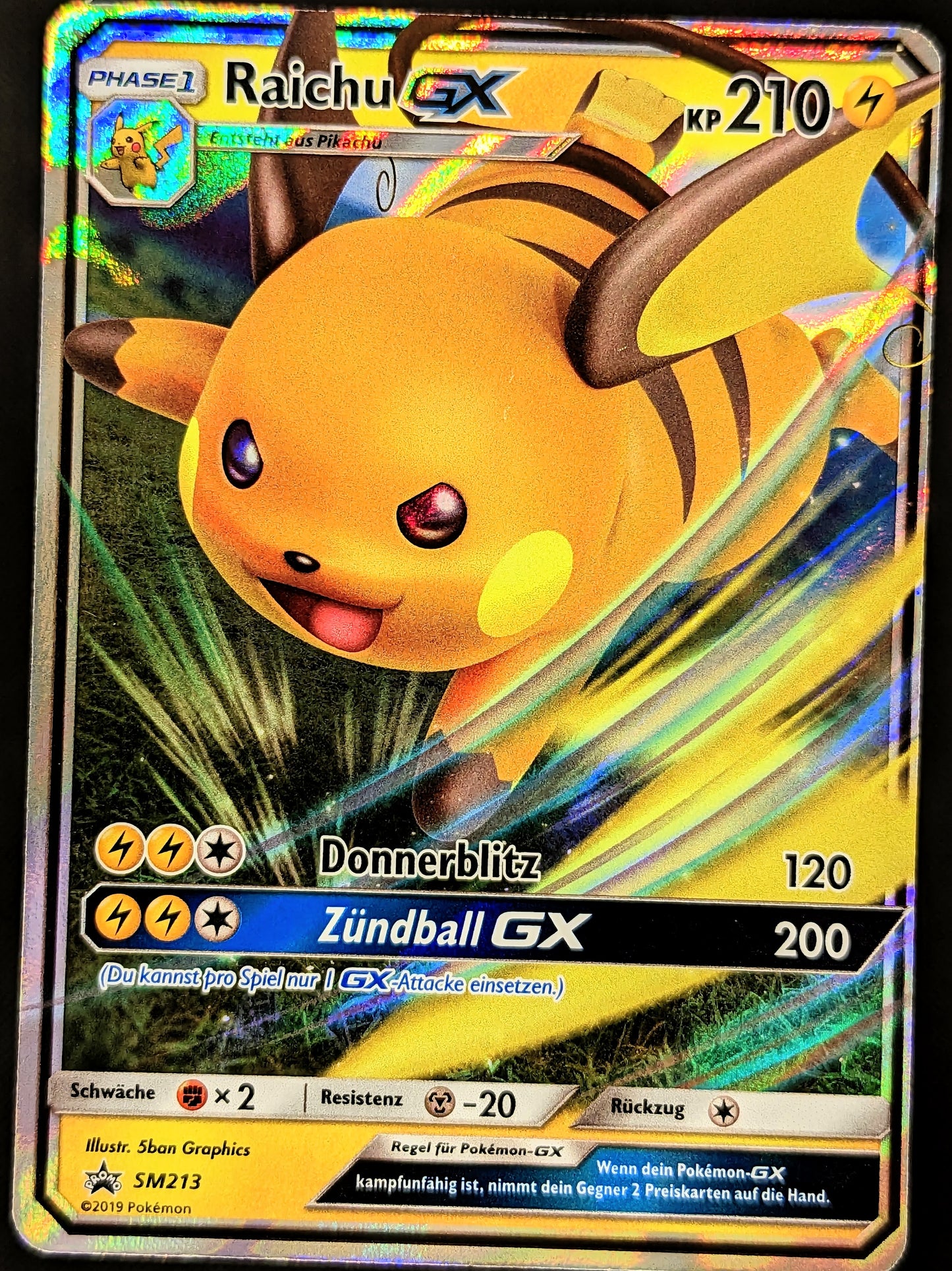 Raichu GX SM213 DE