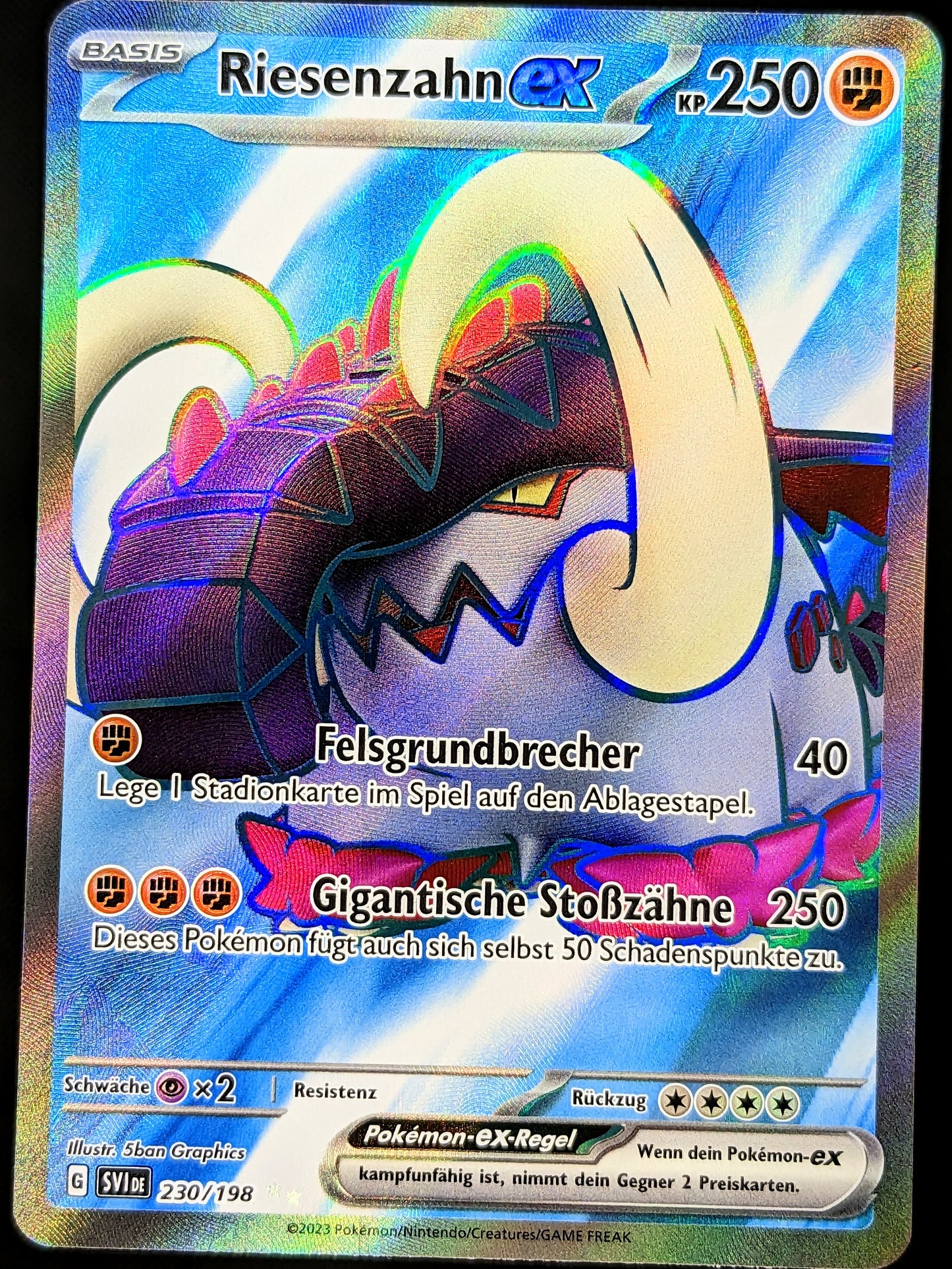 Riesenzahn Ex Full Art 230/198 DE