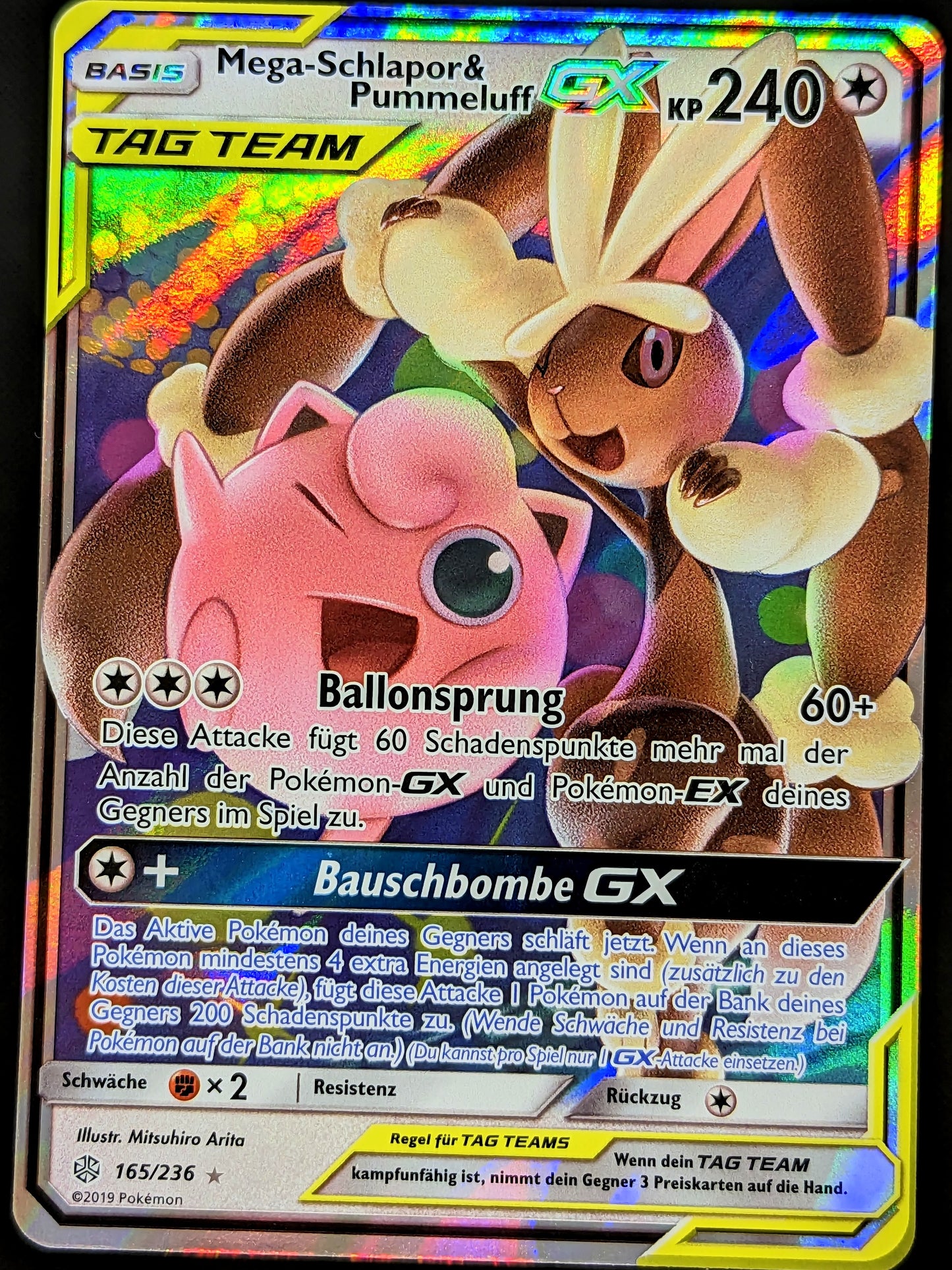 Mega-Schlapor & Pummeluff GX Tag Team 165/236 DE