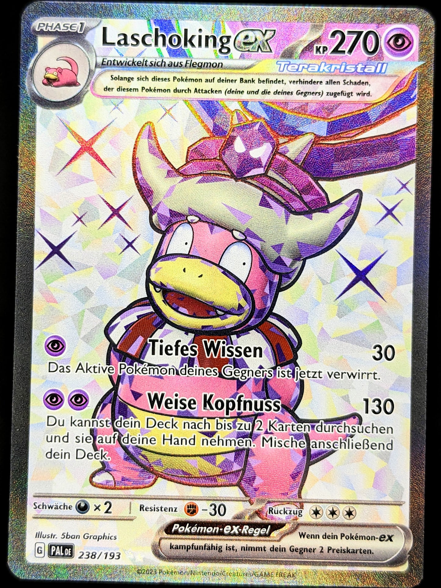 Laschoking Ex Terakristall Full Art 238/193 DE