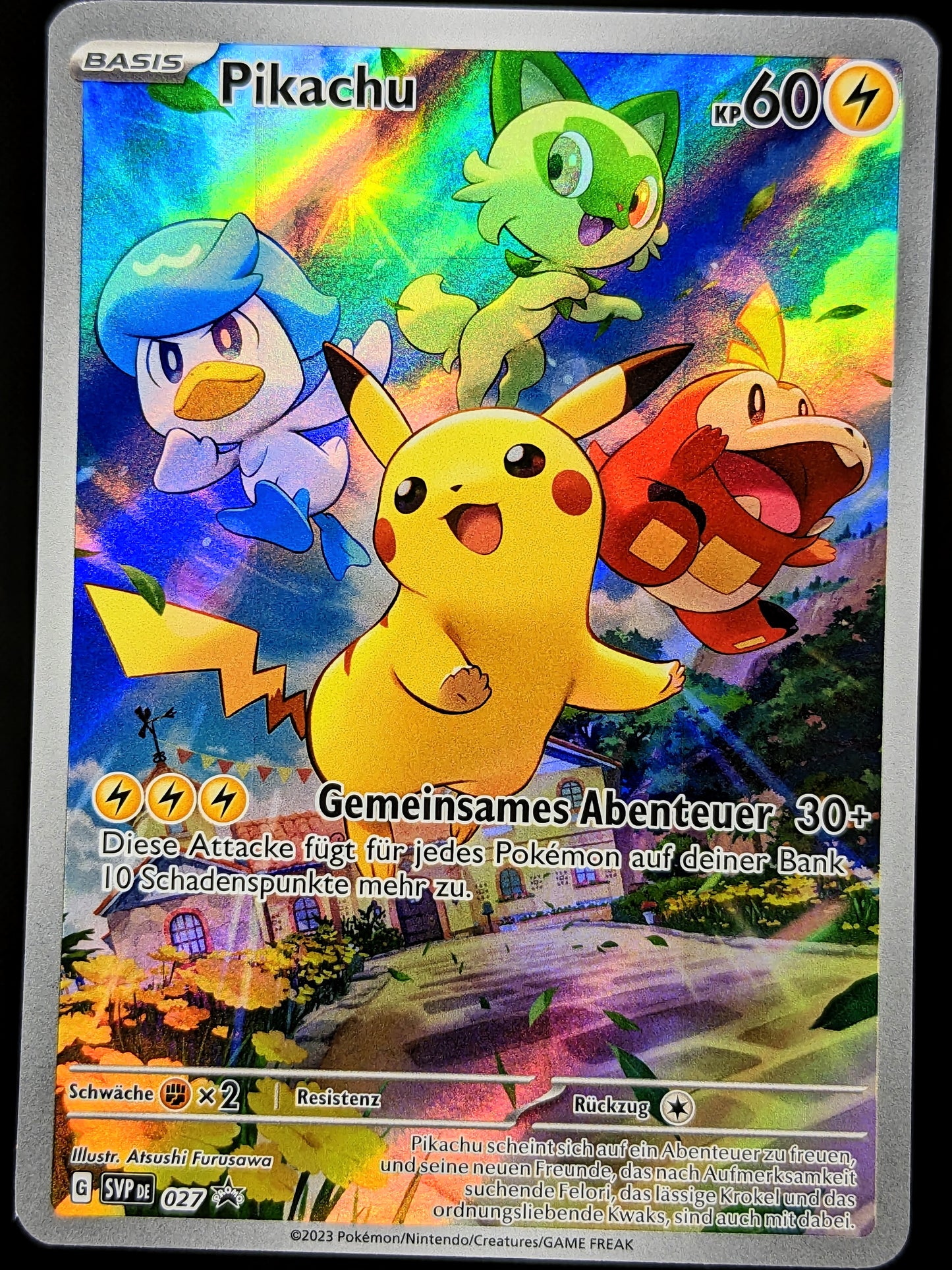 Pikachu Promo SVP027 DE