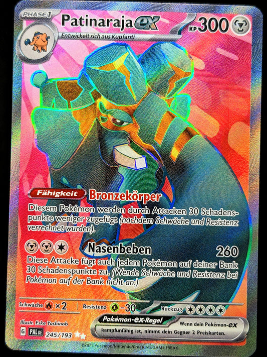 Patinaraja Ex Full Art 245/193 DE