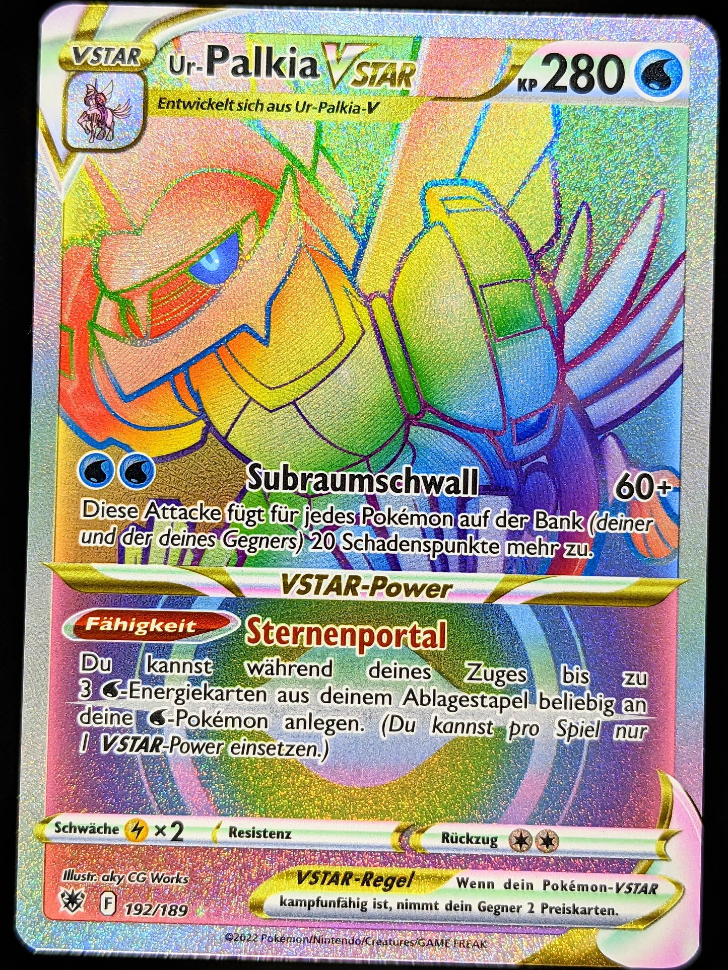 Ur-Palkia VStar Rainbow 192/189 DE