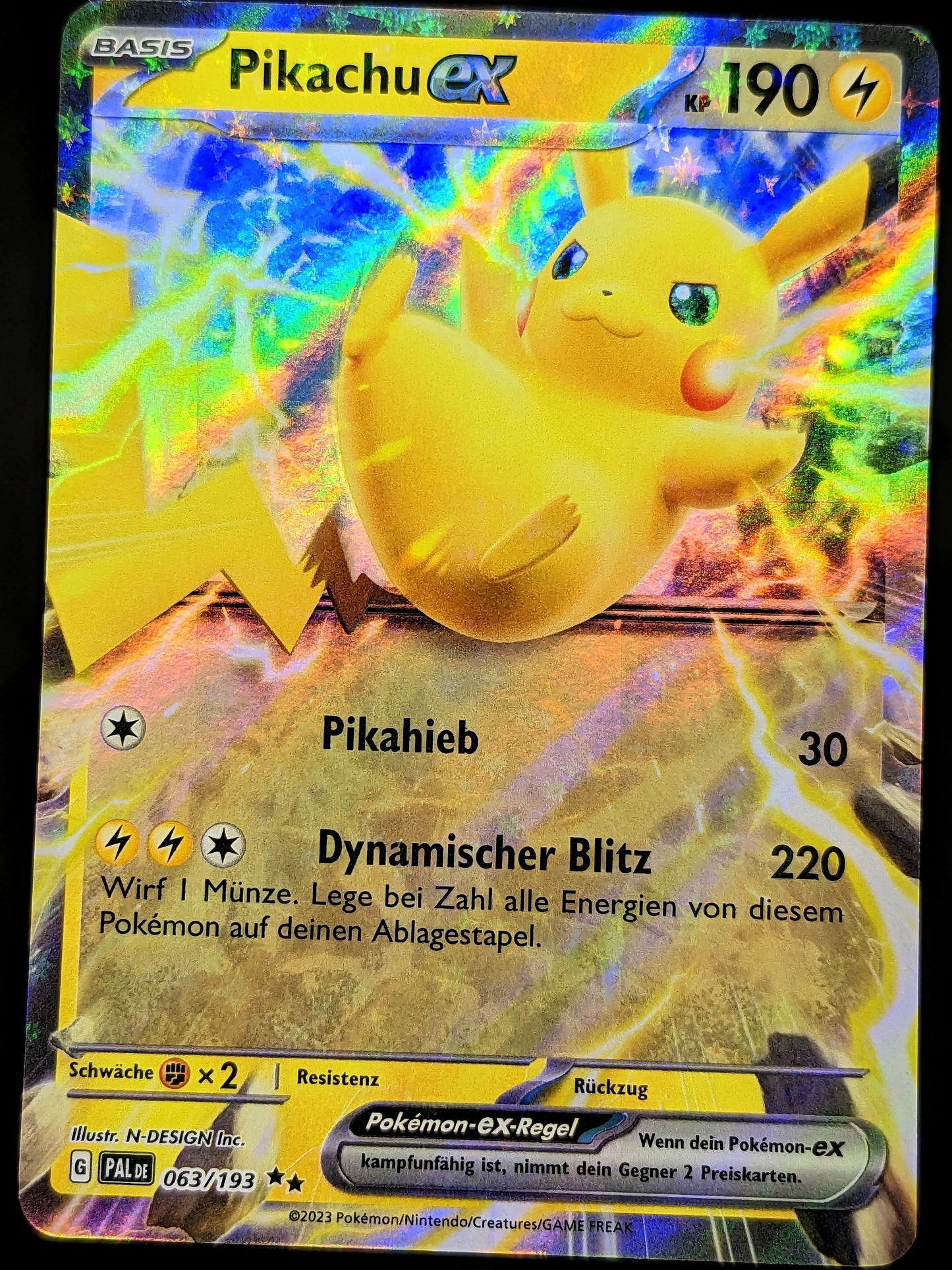 Pikachu Ex 063/193 DE