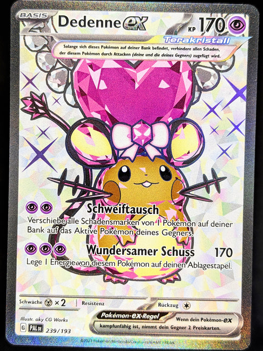 Dedenne Ex Terakristall Full Art 239/193 DE