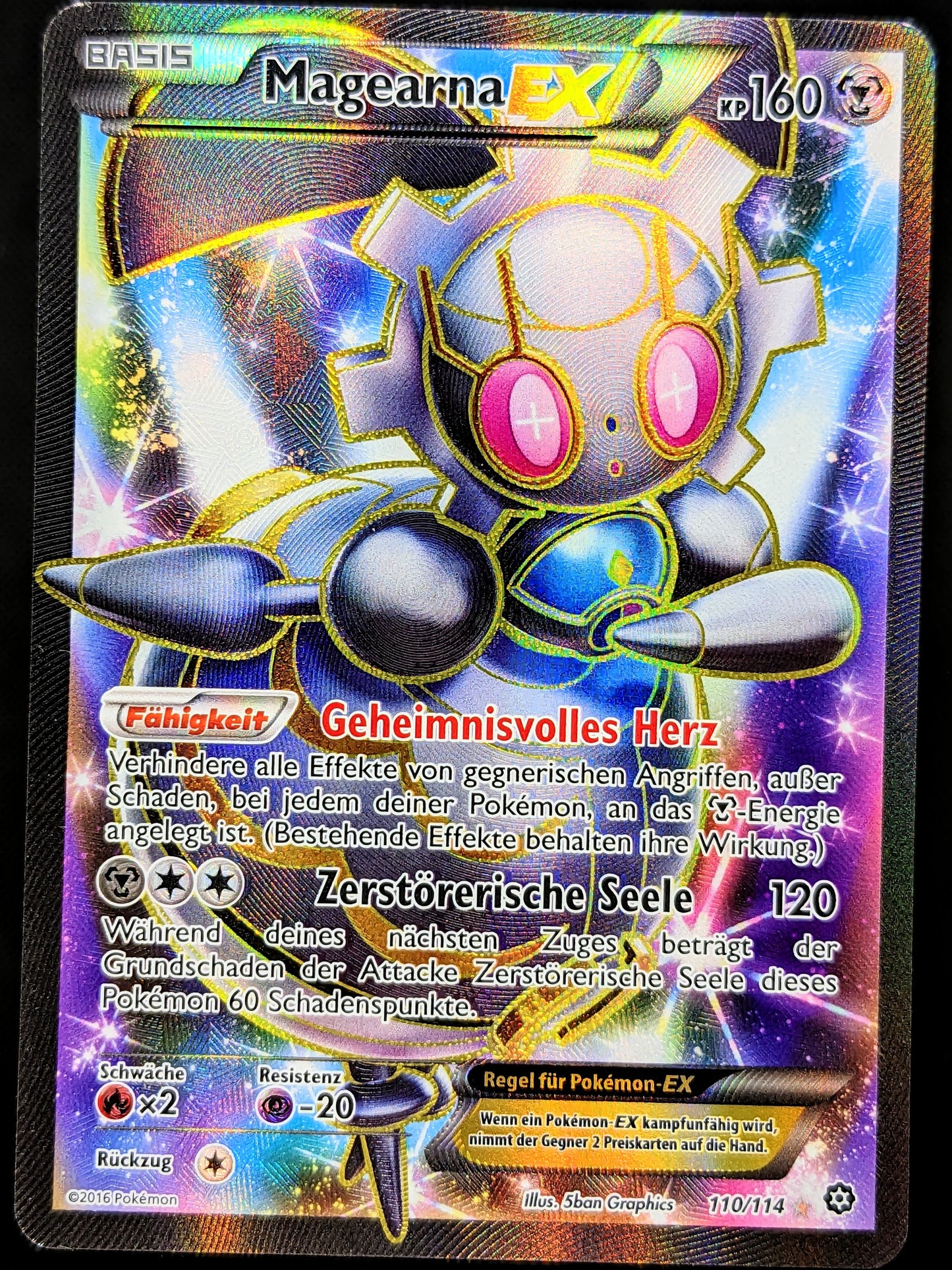 Magearna Ex Full Art 110/114 DE