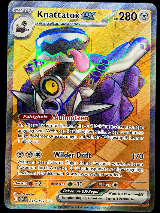 Knattatox Ex Full Art 216/197 DE