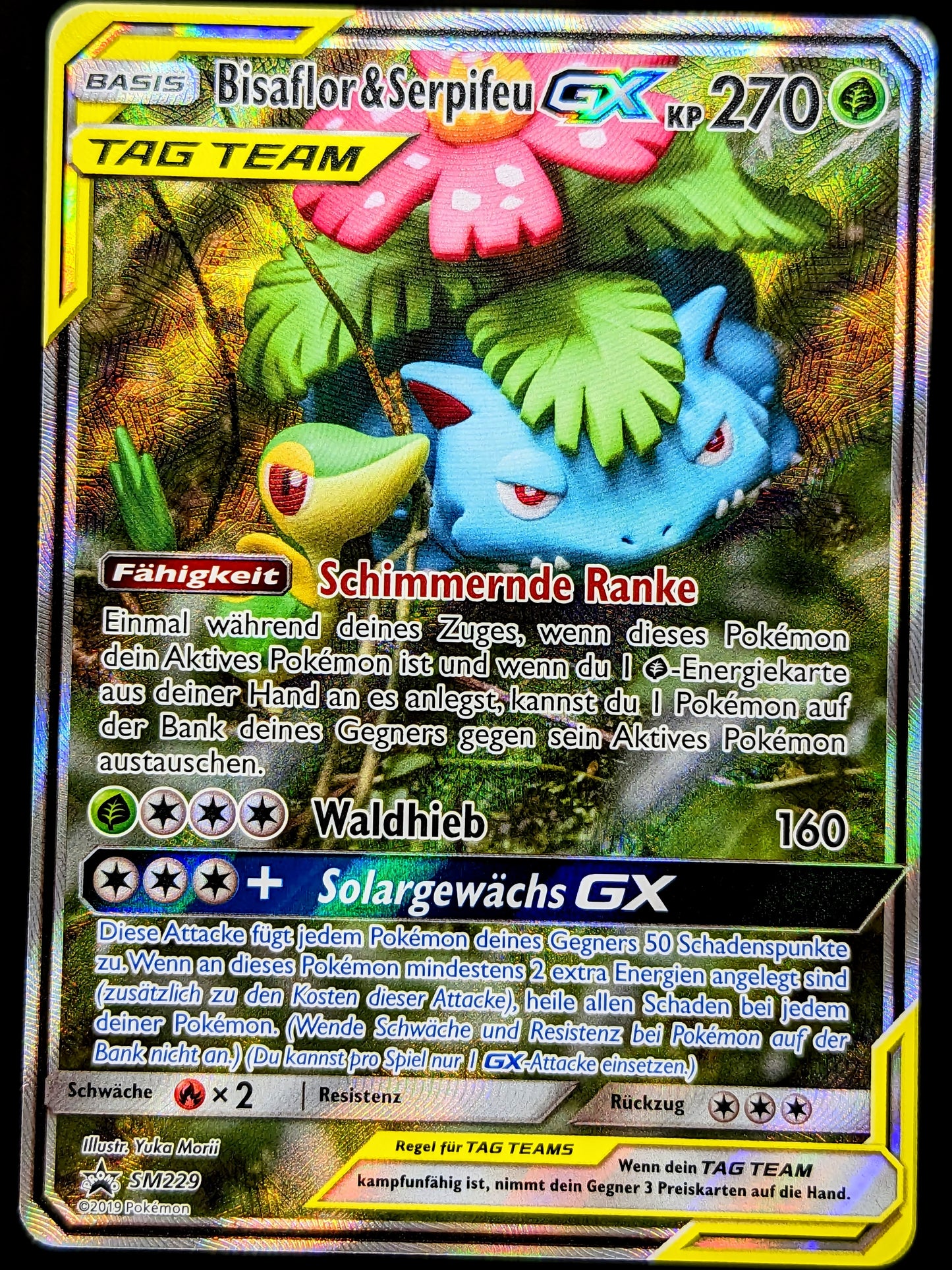 Bisaflor & Serpifeu GX Tag Team SM229 DE