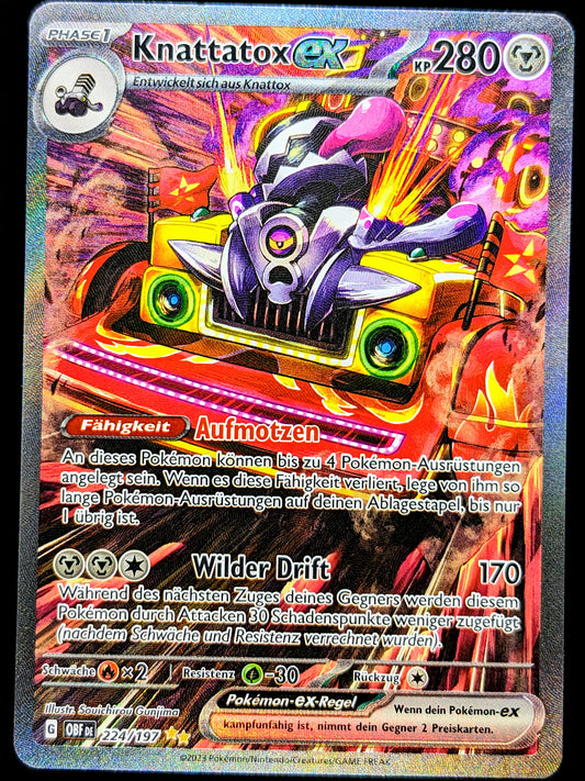 Knattatox Ex 224/197 Special Illustration Rare DE