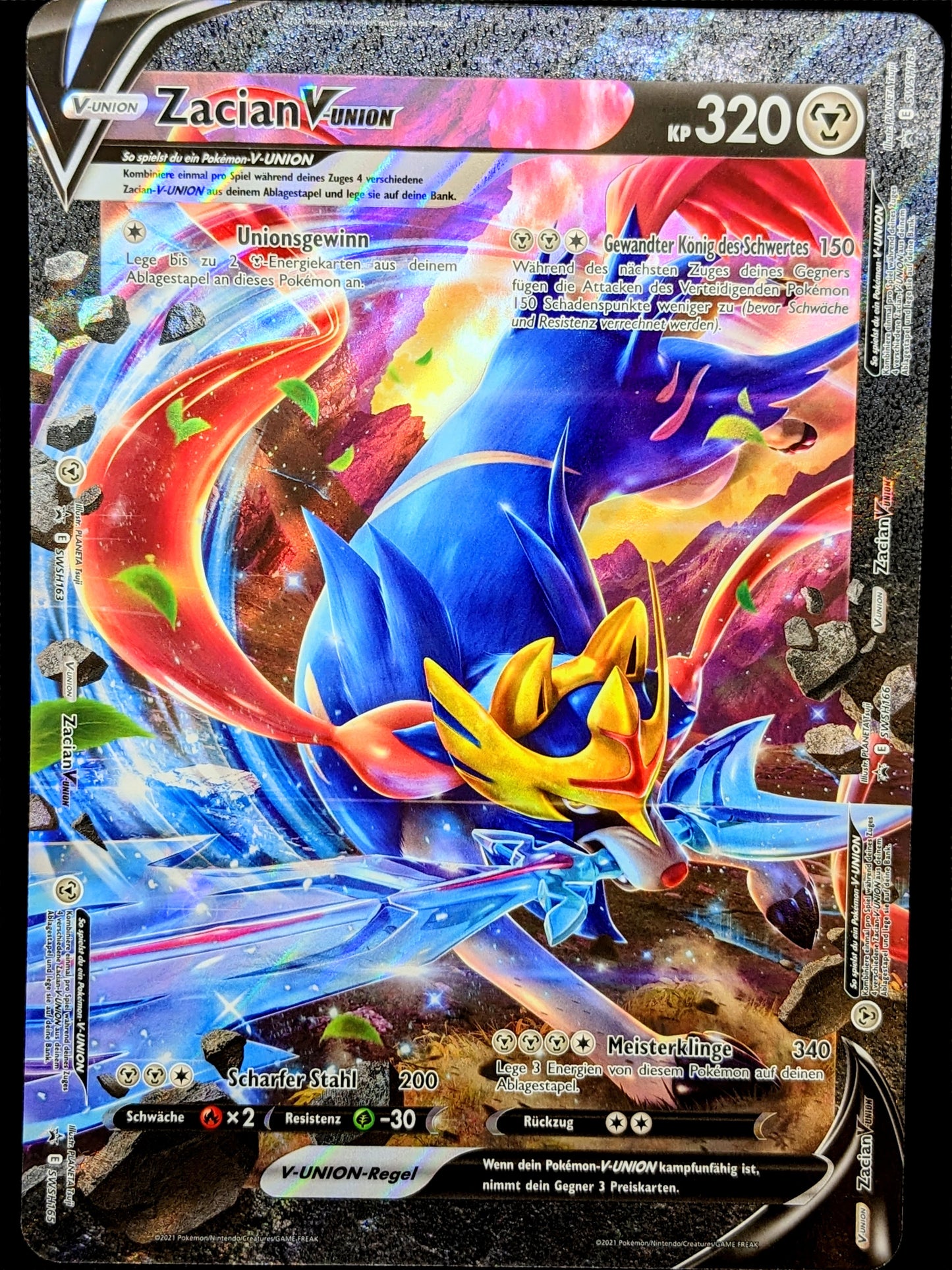 Zacian V-Union SWSH163-166 DE