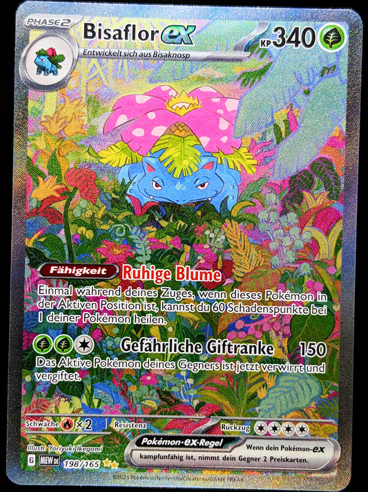 Bisaflor Ex 198/165 Special Illustration Rare DE