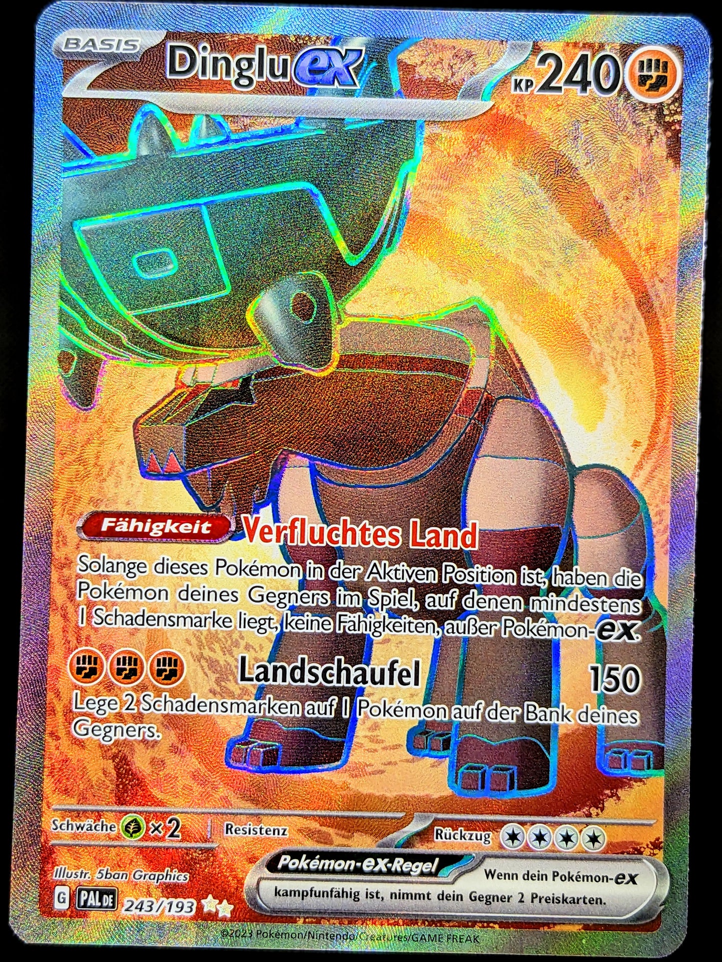 Dinglu Ex Full Art 243/193 DE