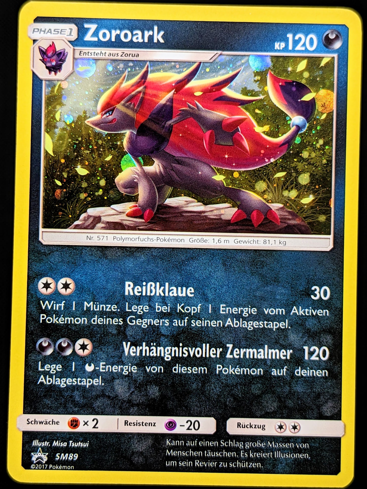 Zoroark Holo SM89 DE