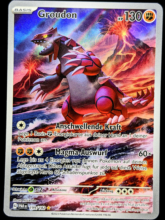 Groudon 199/182 Illustration Rare DE