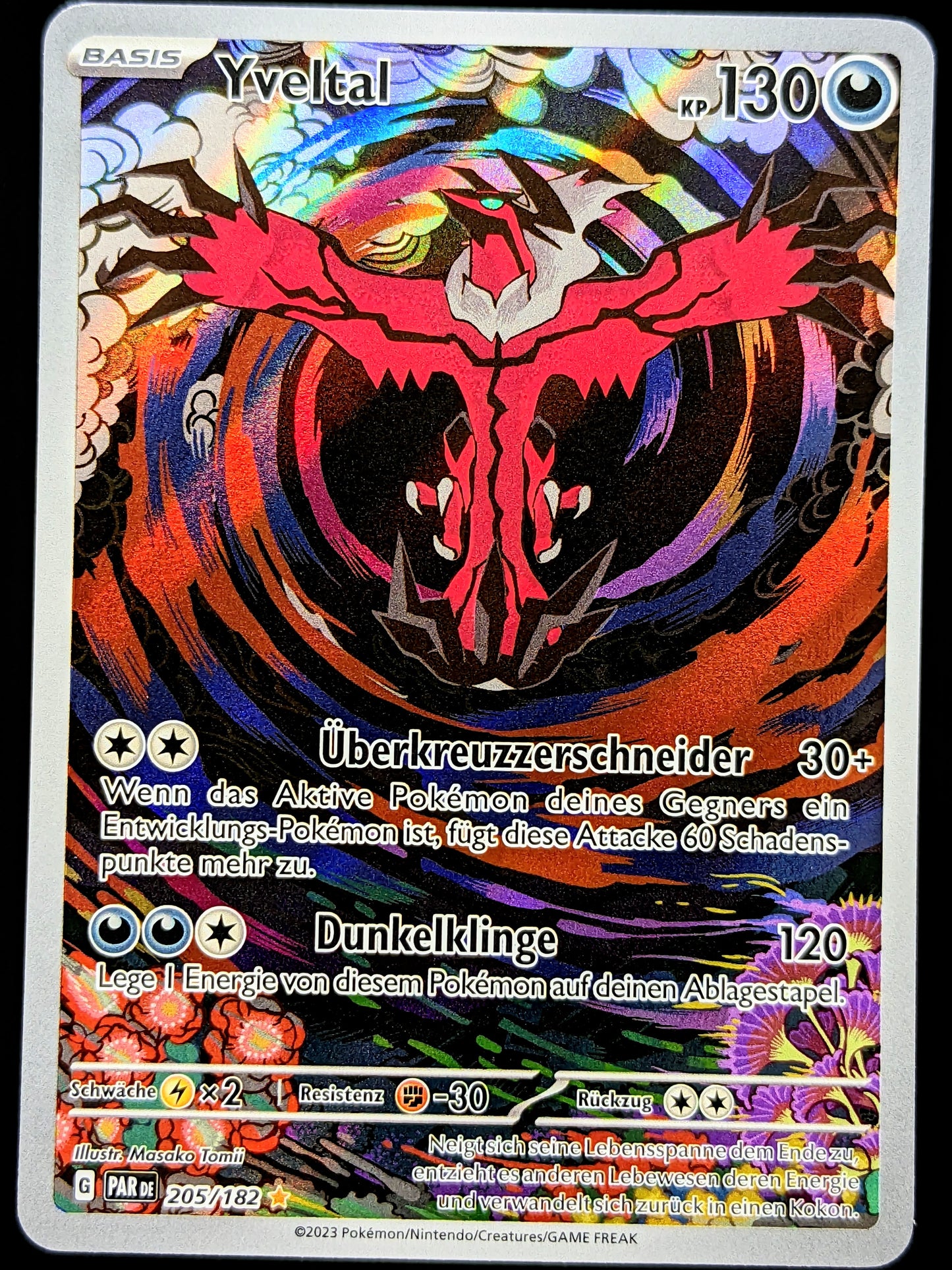 Yveltal 205/182 Illustration Rare DE