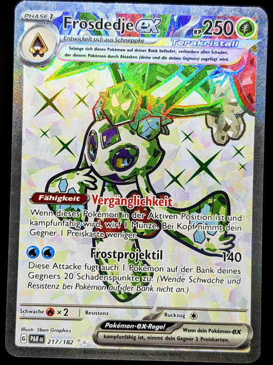 Frosdedje Ex Terakristall Full Art 217/182 DE