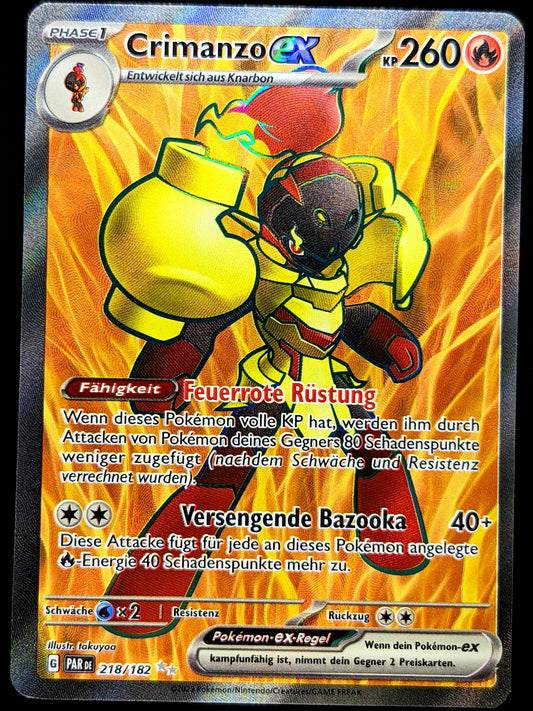 Crimanzo Ex Full Art 218/182 DE