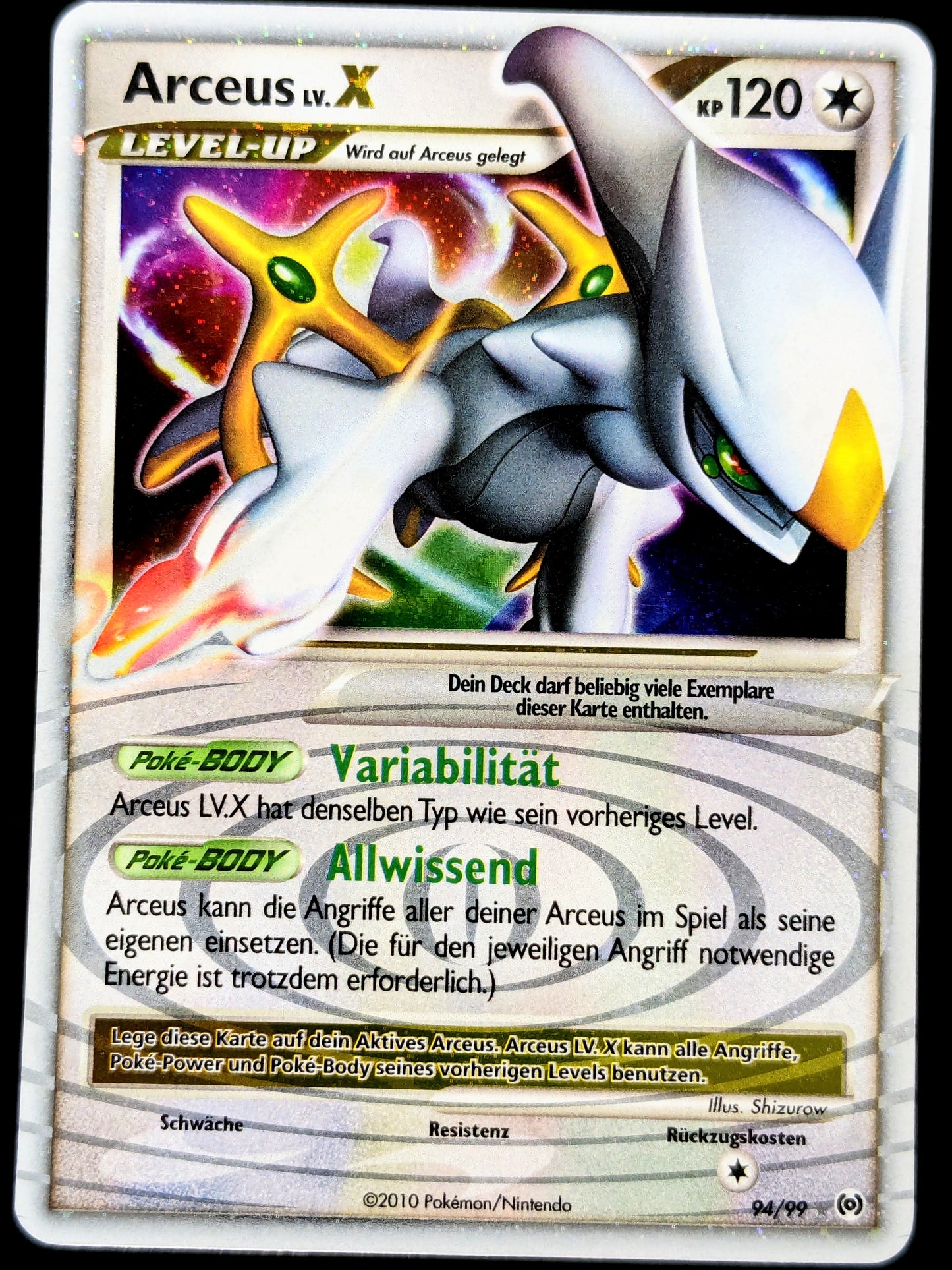 Arceus LV. X 94/99 DE