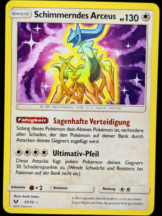 Schimmerndes Arceus 57/73 DE