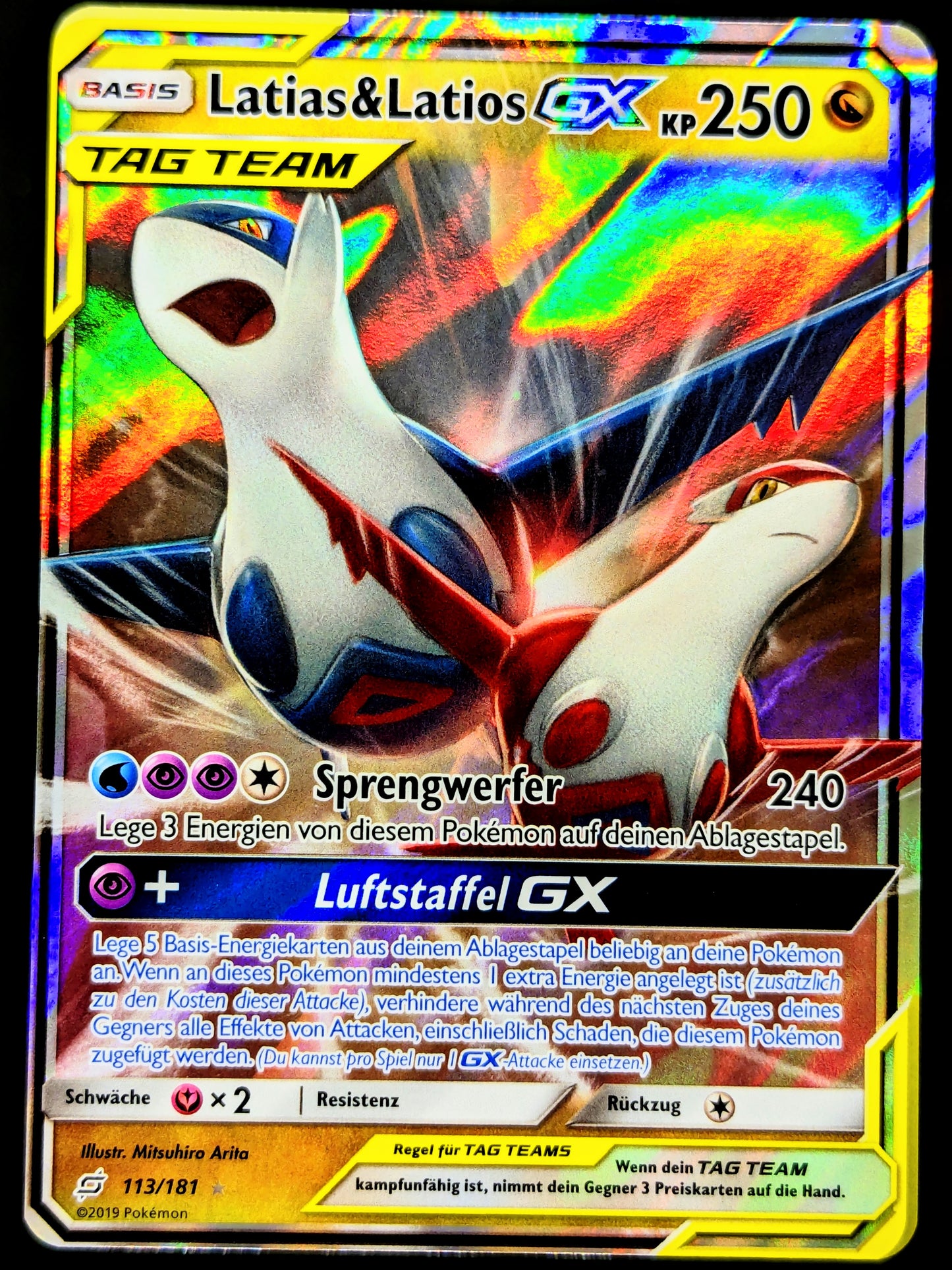 Latias & Latios GX Tag Team 113/181 DE