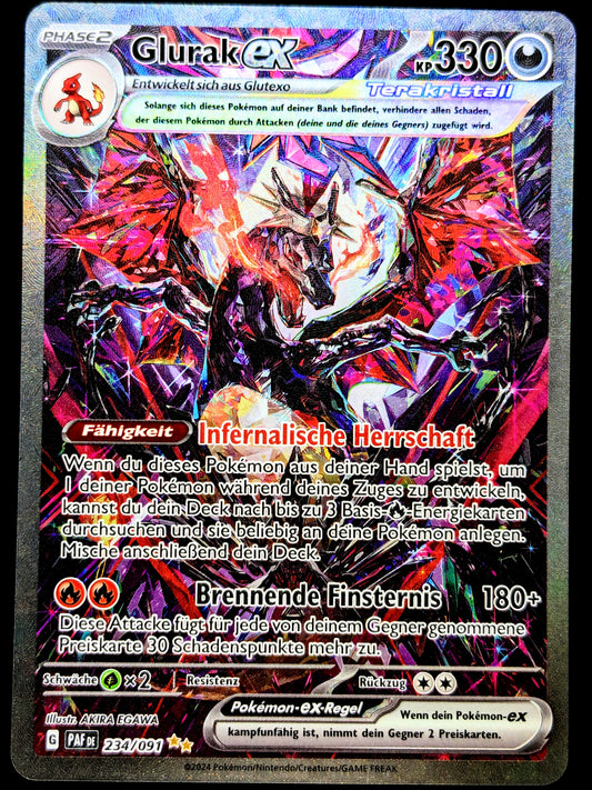 Glurak Ex Terakristall 234/091 Special Illustration Rare DE