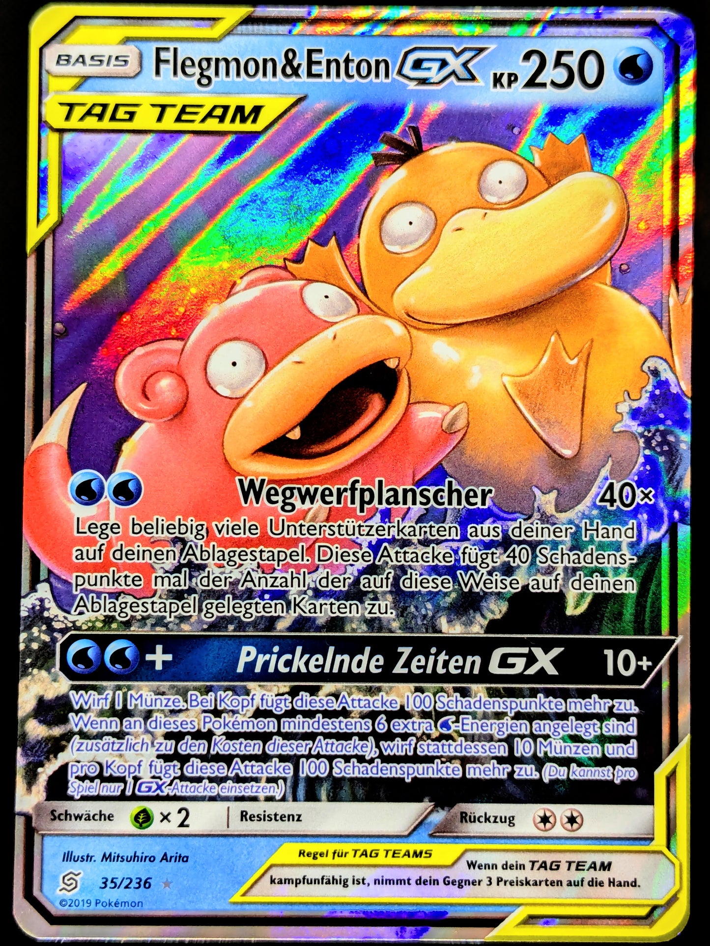 Flegmon & Enton GX Tag Team 35/236 DE