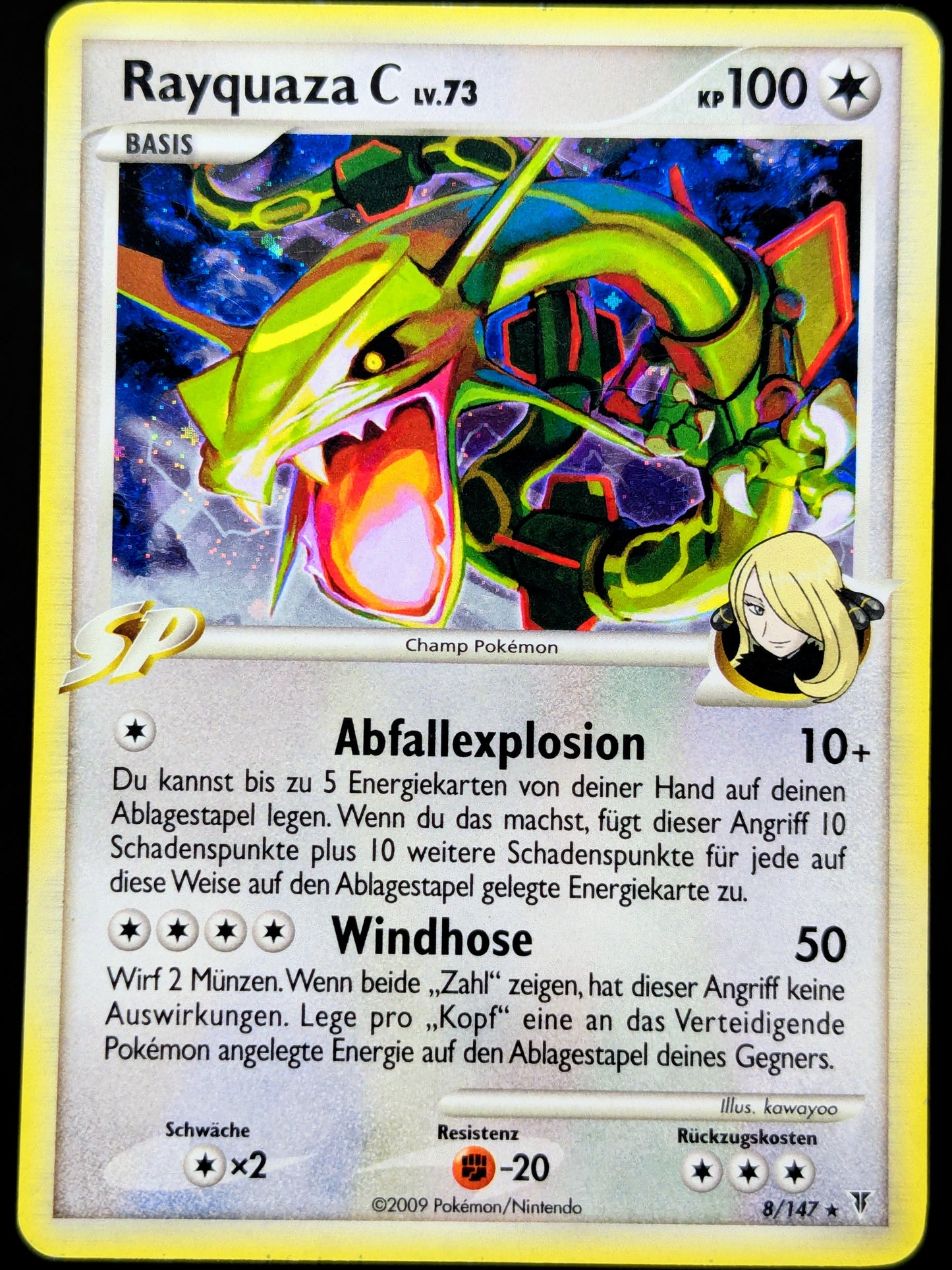 Rayquaza C LV. 73 8/147 DE