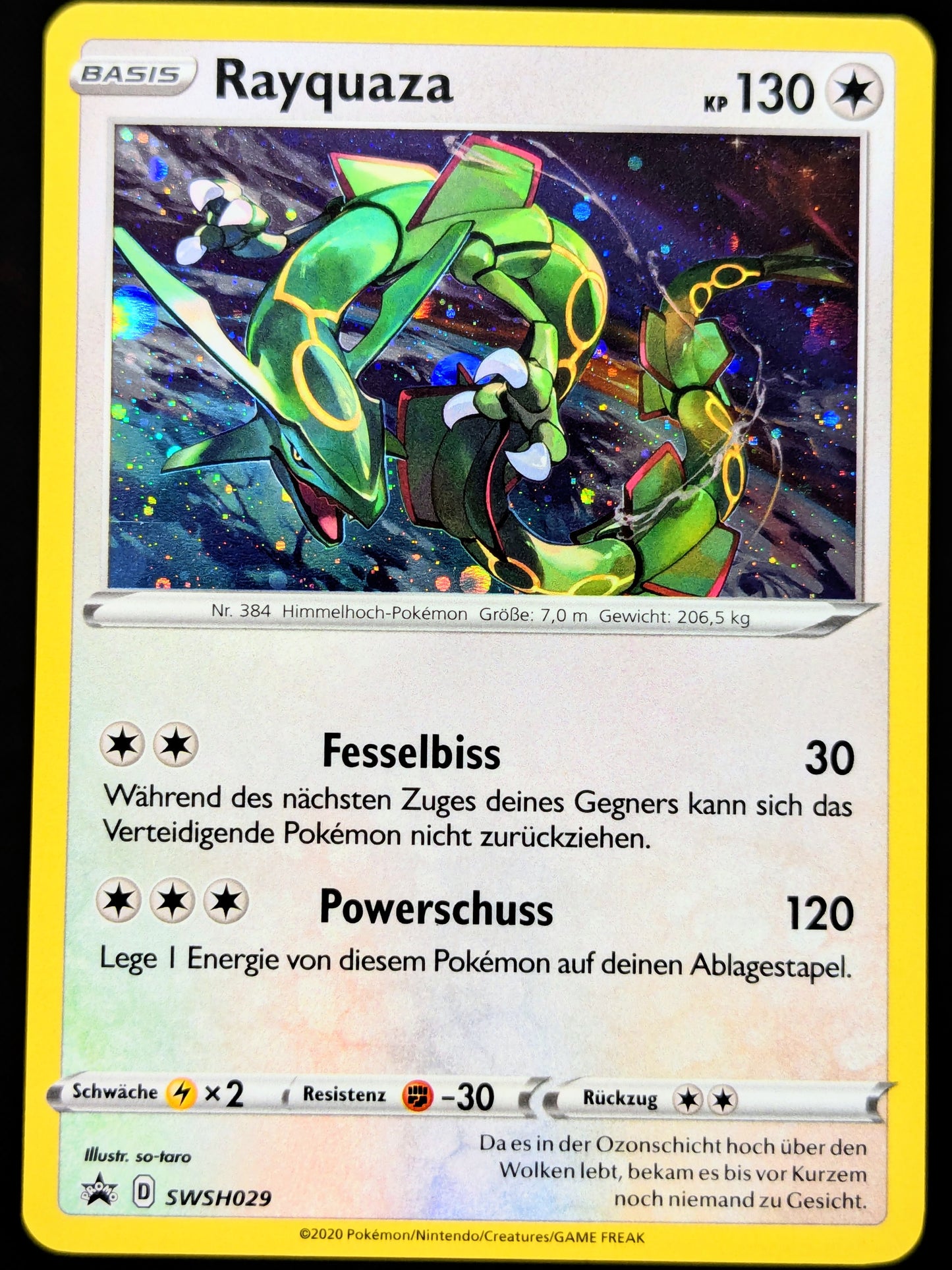 Rayquaza Holo SWSH029 DE