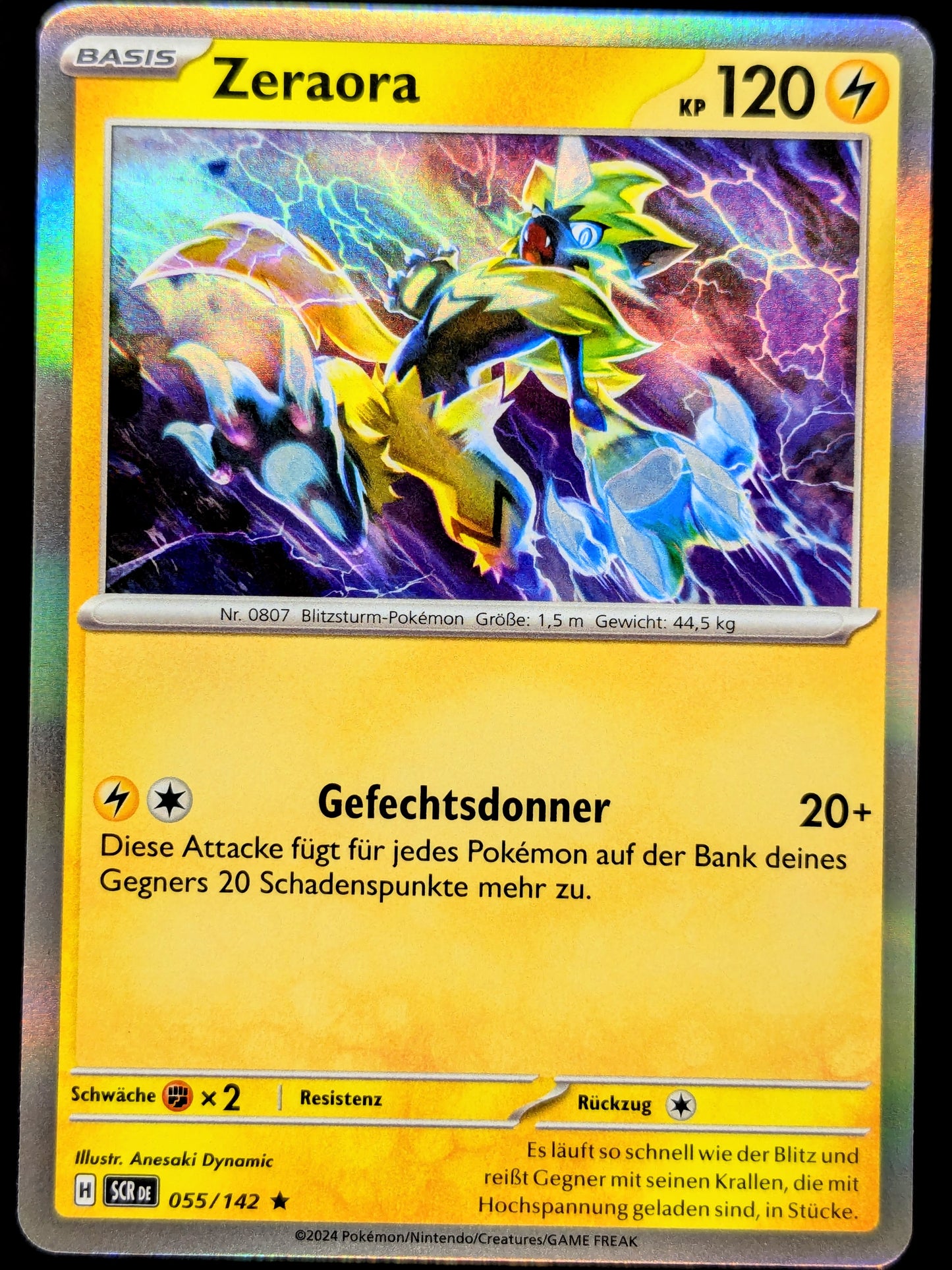 Zeraora Holo 055/142 DE