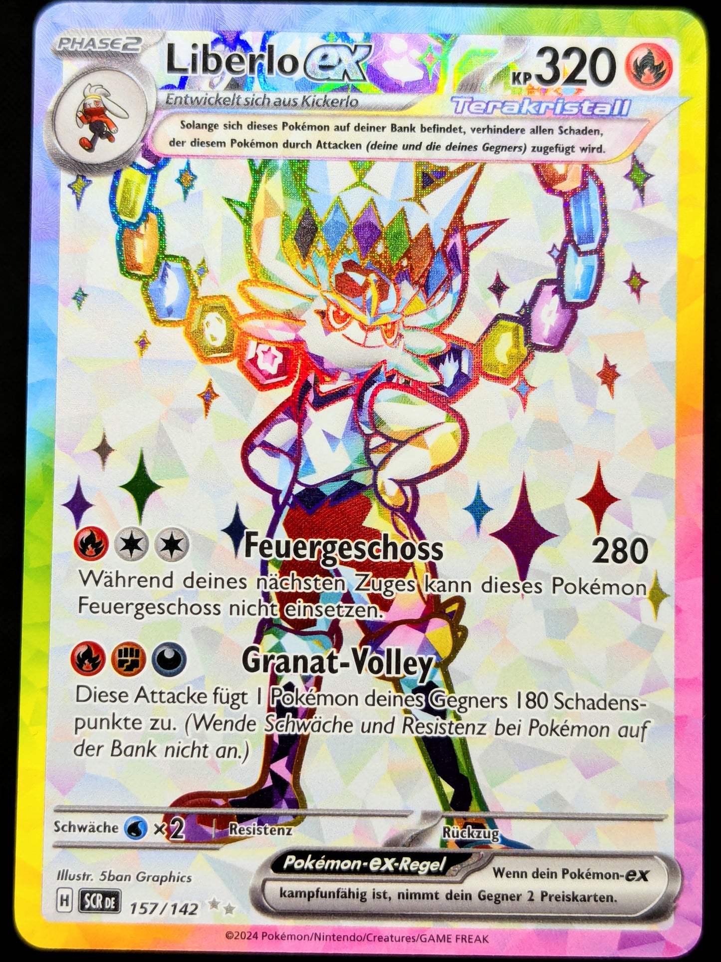 Liberlo Ex Terakristall Full Art 157/142 DE