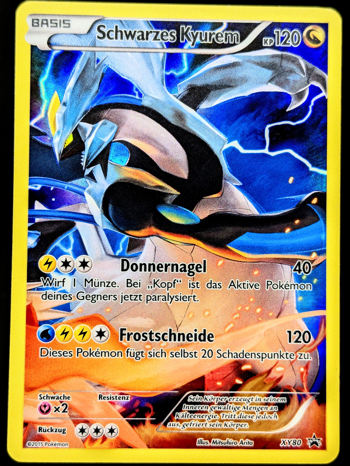 Schwarzes Kyurem Promo XY80 DE