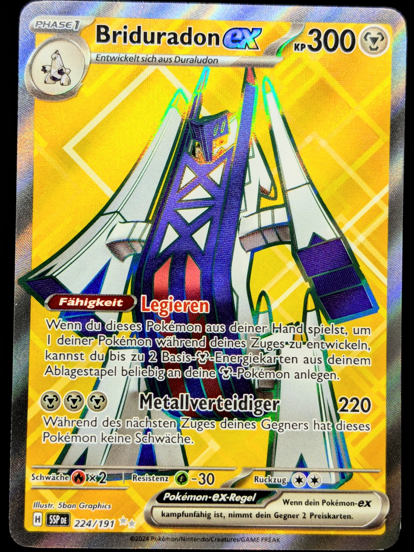 Briduradon Ex Full Art 224/191 DE