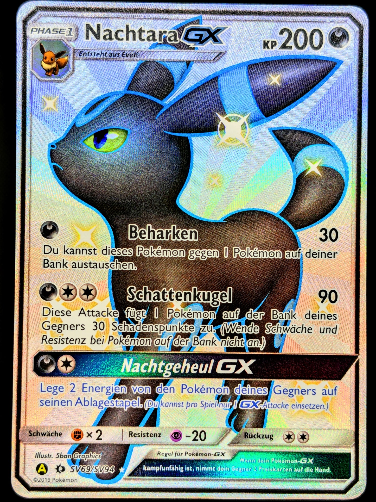 Nachtara GX Shiny Full Art SV69/SV94 DE