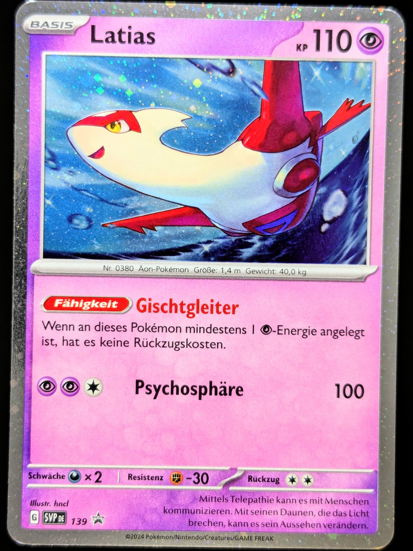 Latias Holo SVP139 DE