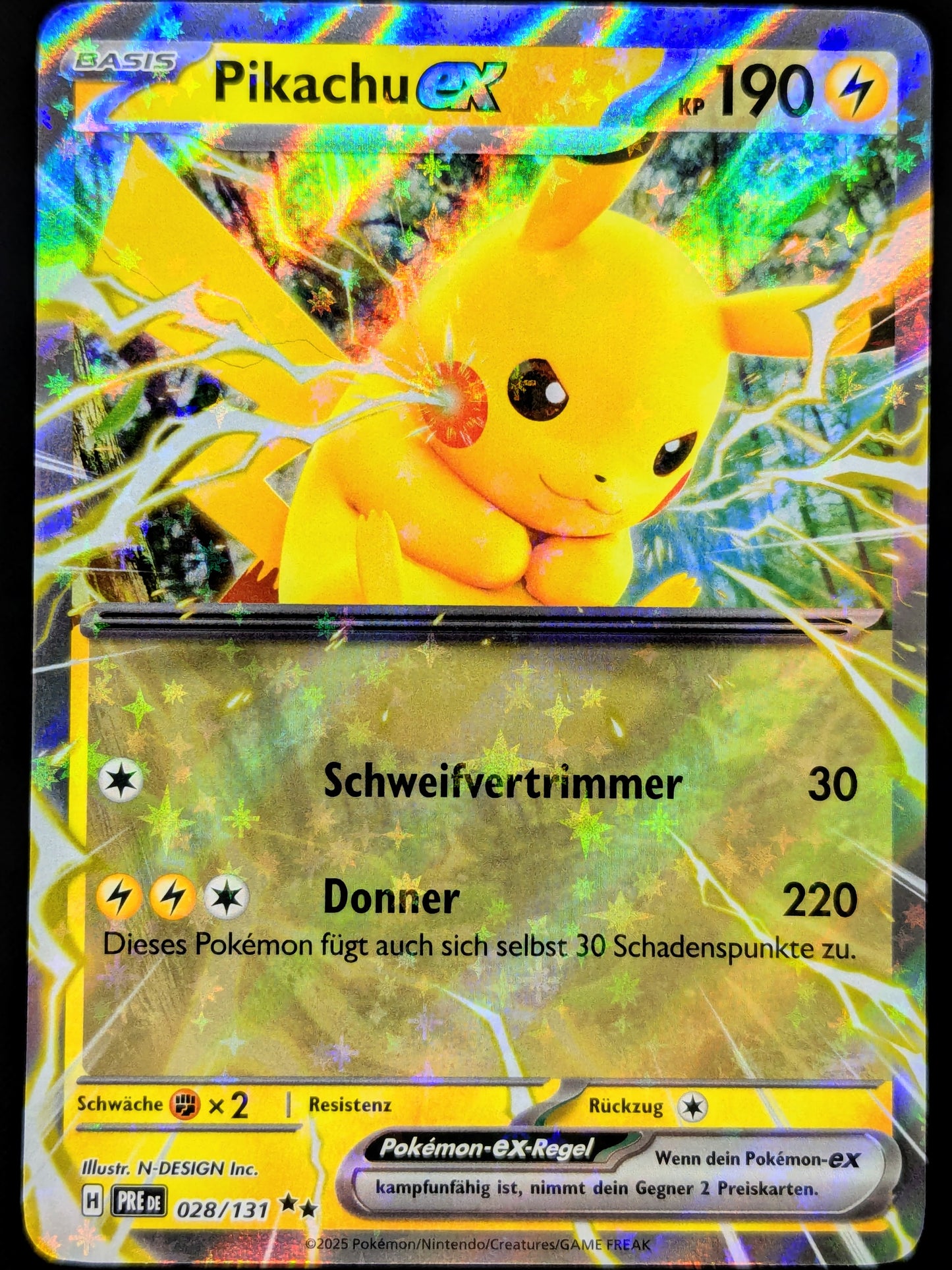 Pikachu Ex 028/131 DE