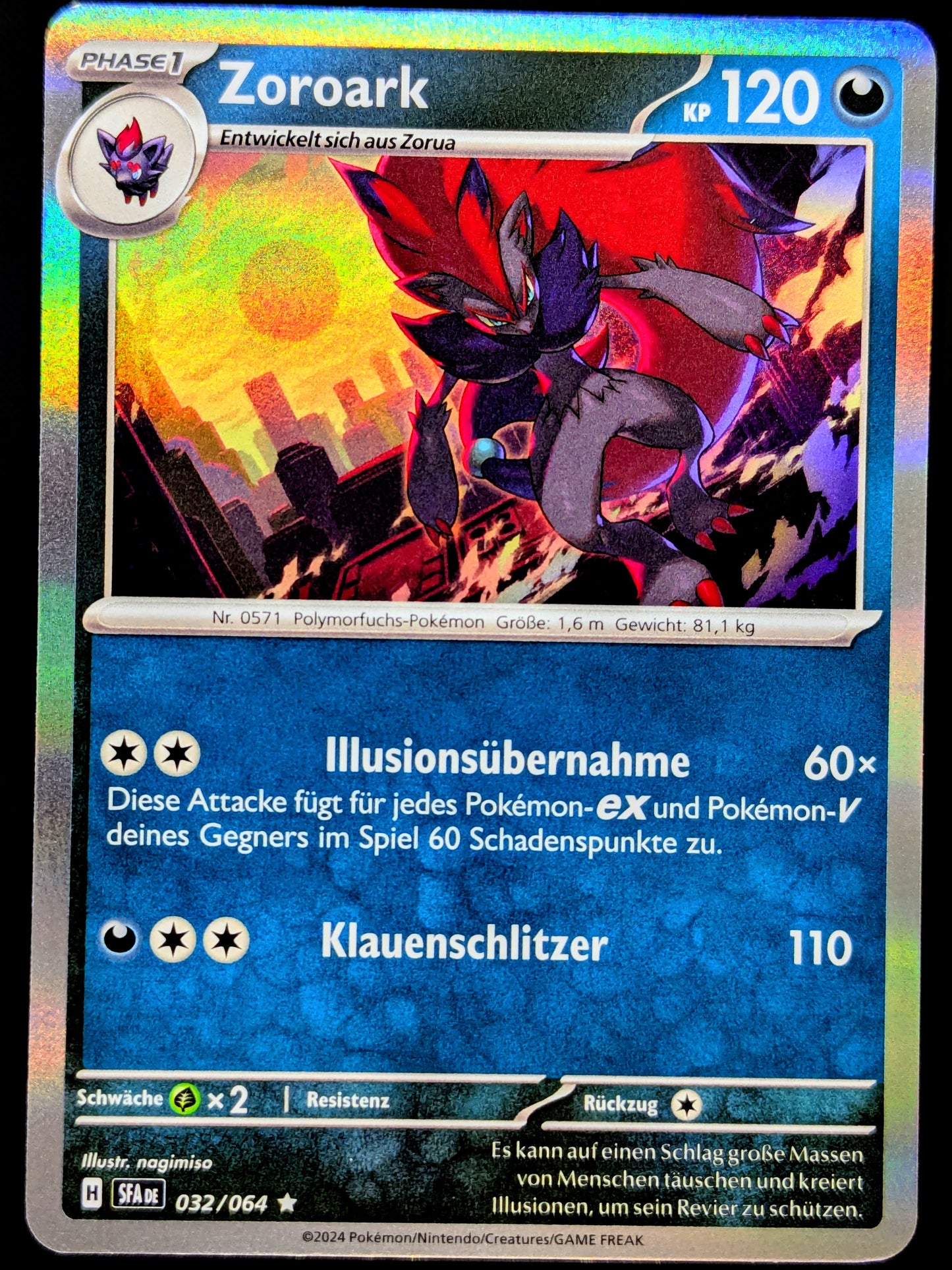 Zoroark Holo 032/064 DE