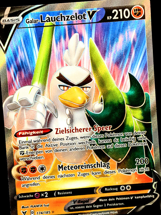 Galar-Lauchzelot V Full Art 174/185 DE