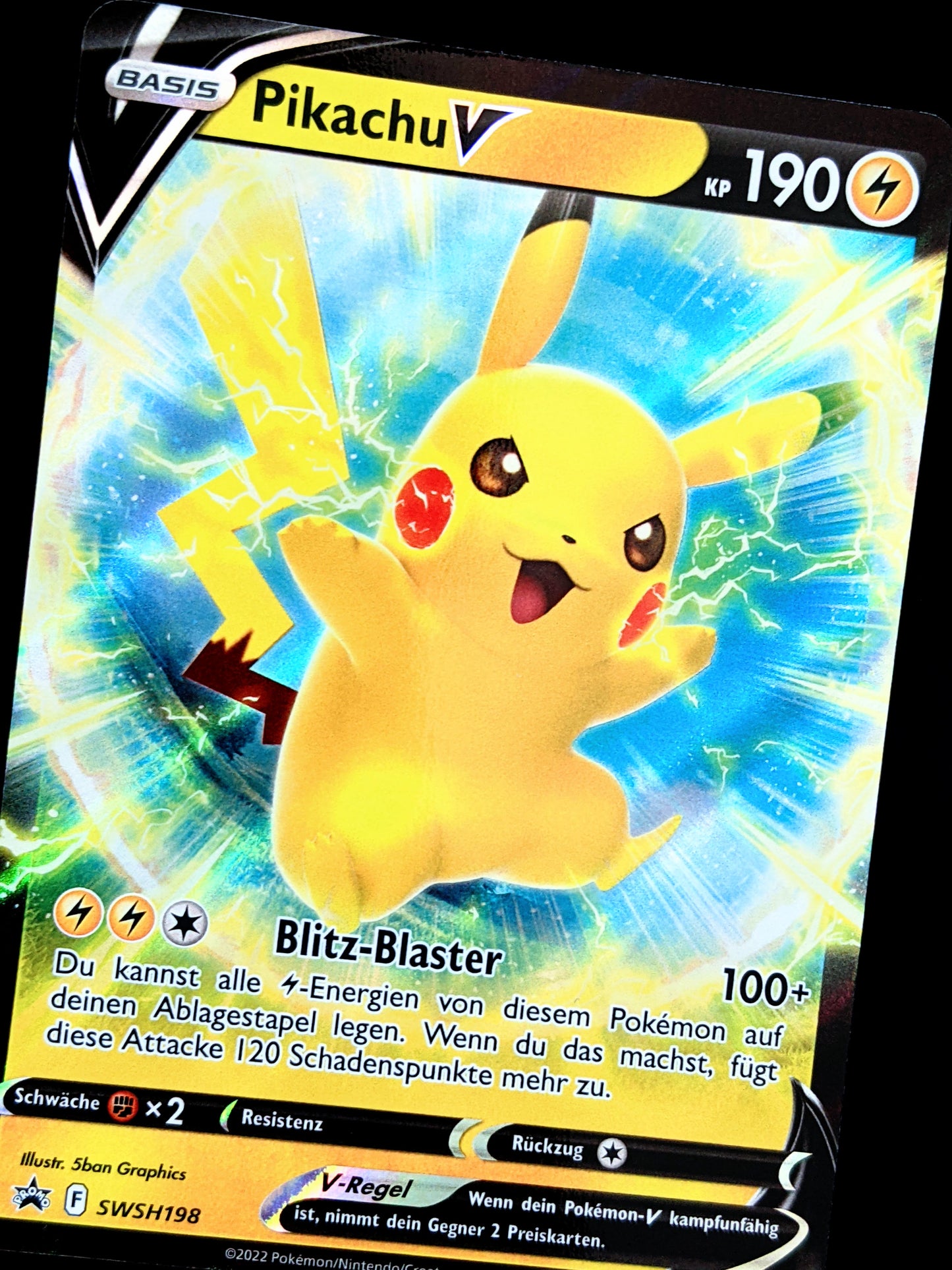 Pikachu V SWSH198 DE