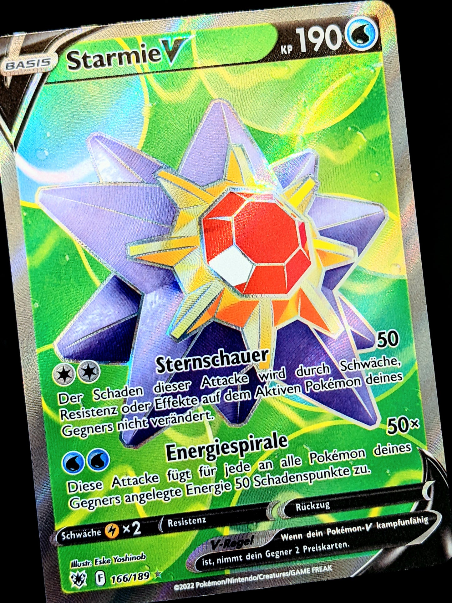 Starmie V Full Art 166/189 DE