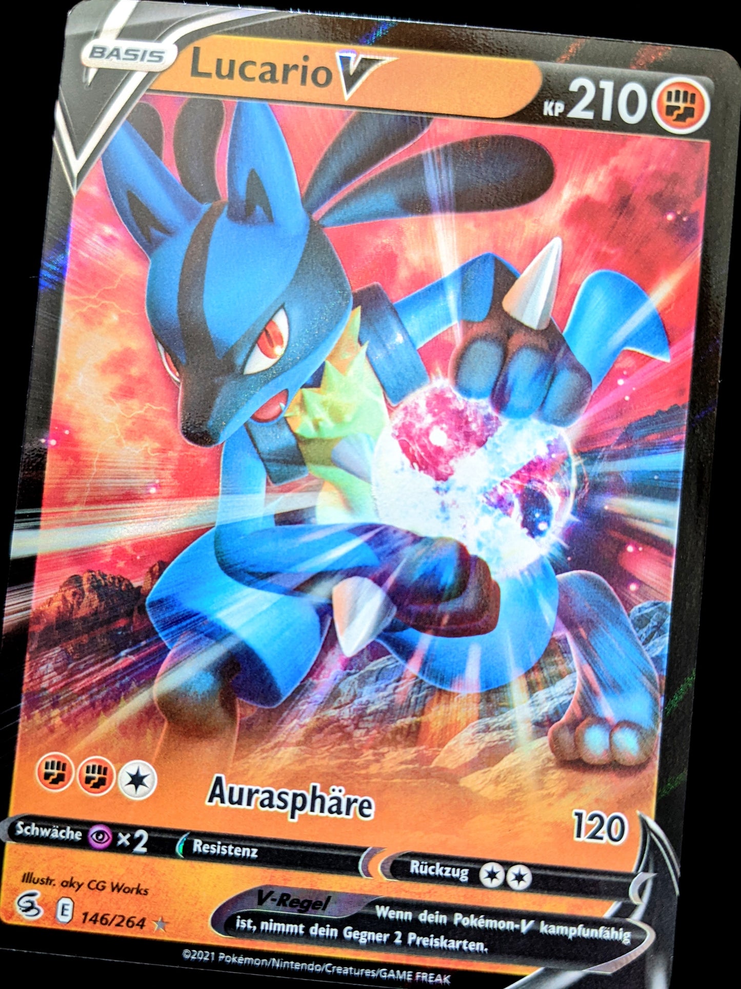 Lucario V 146/264 DE