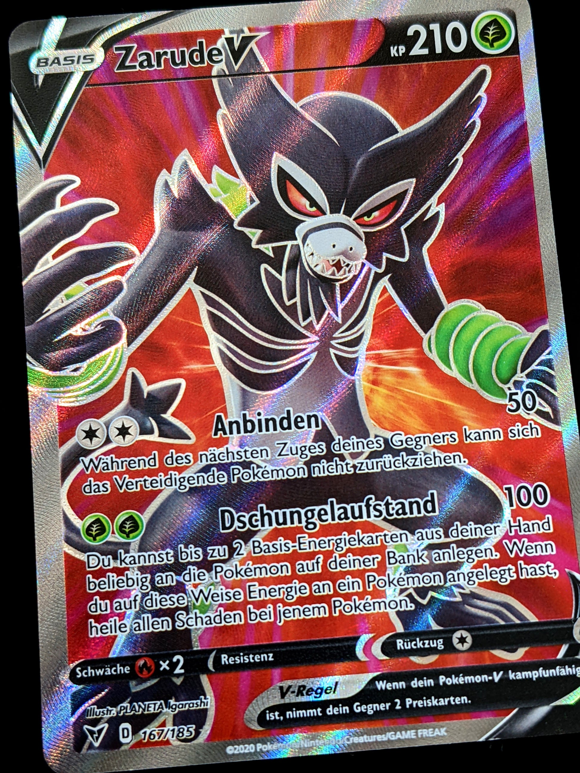 Zarude V - 167/185 Full Art Ultra Rare - Vivid Voltage – JAB Games13