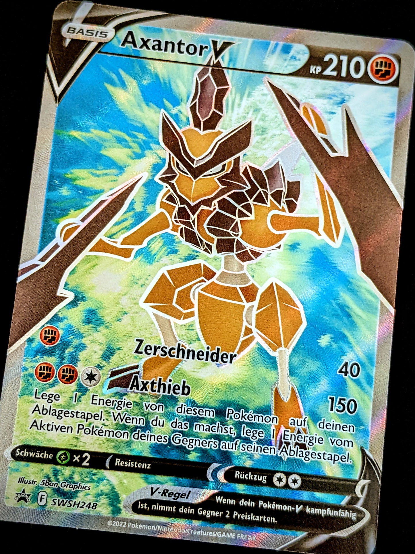 Axantor V Full Art SWSH248 DE