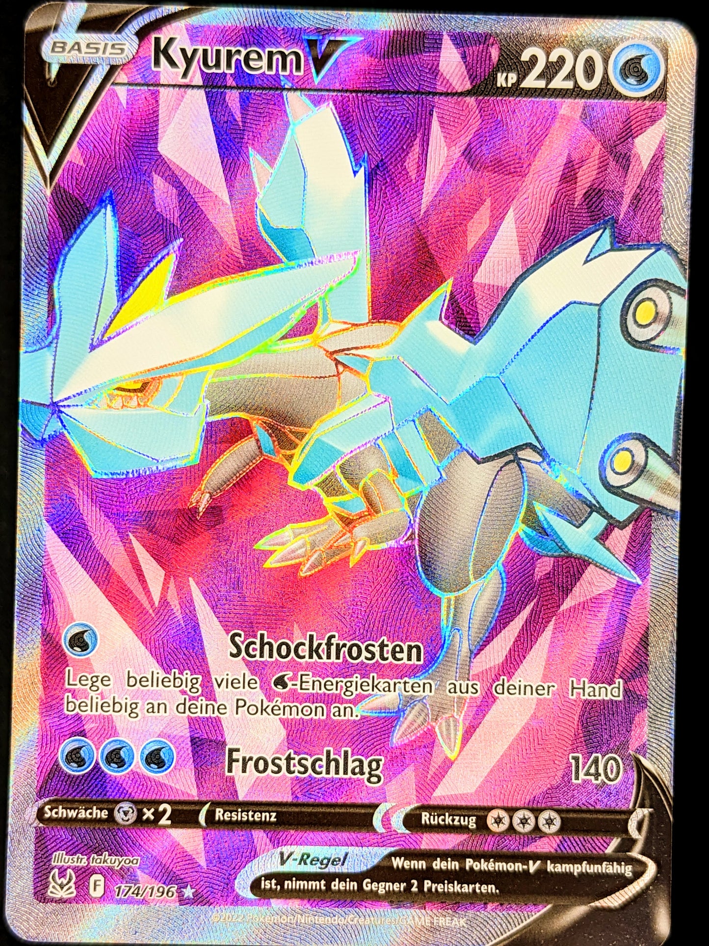 Kyurem V Full Art 174/196 DE