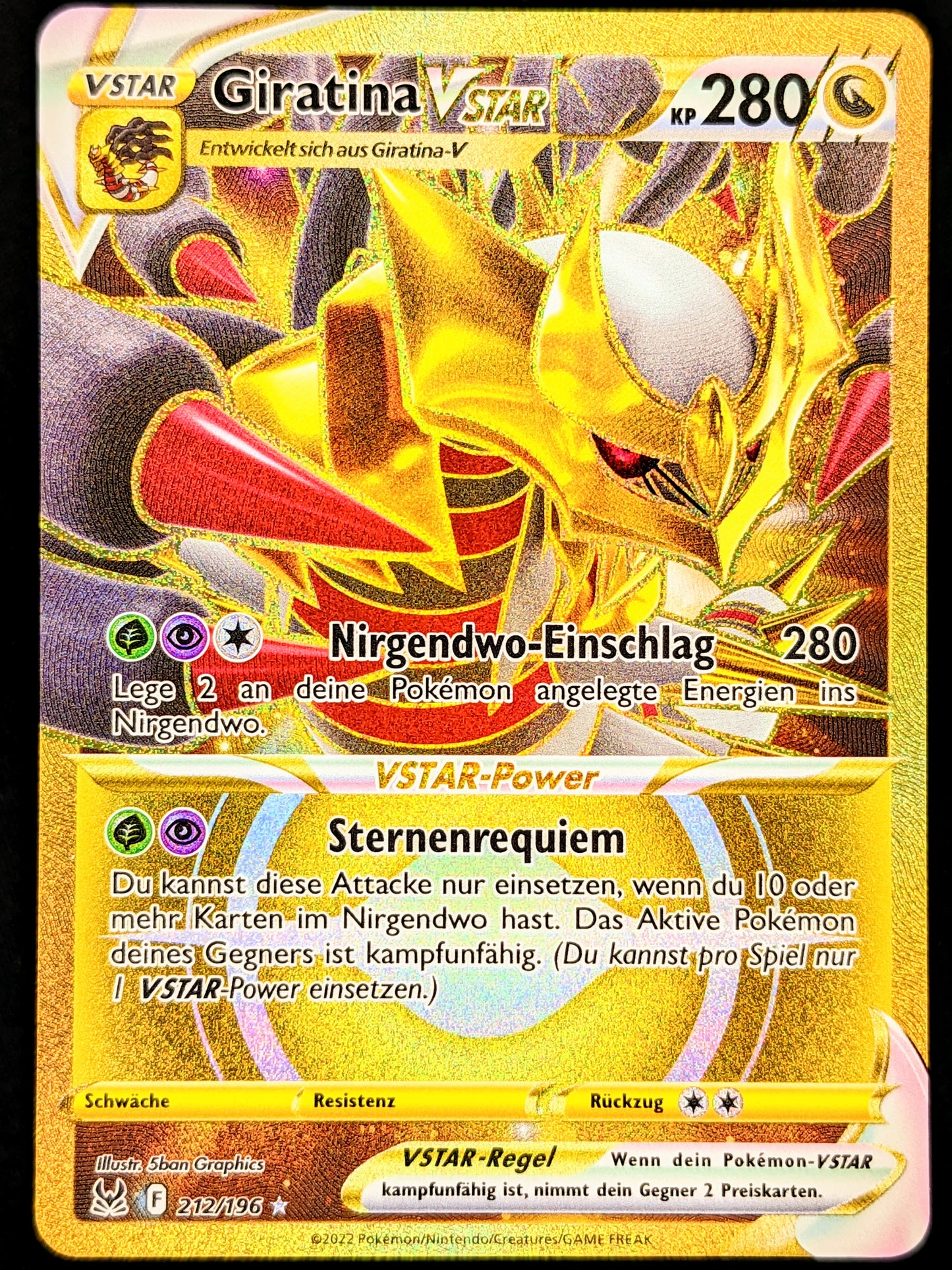 Giratina VStar Gold 212/196 DE