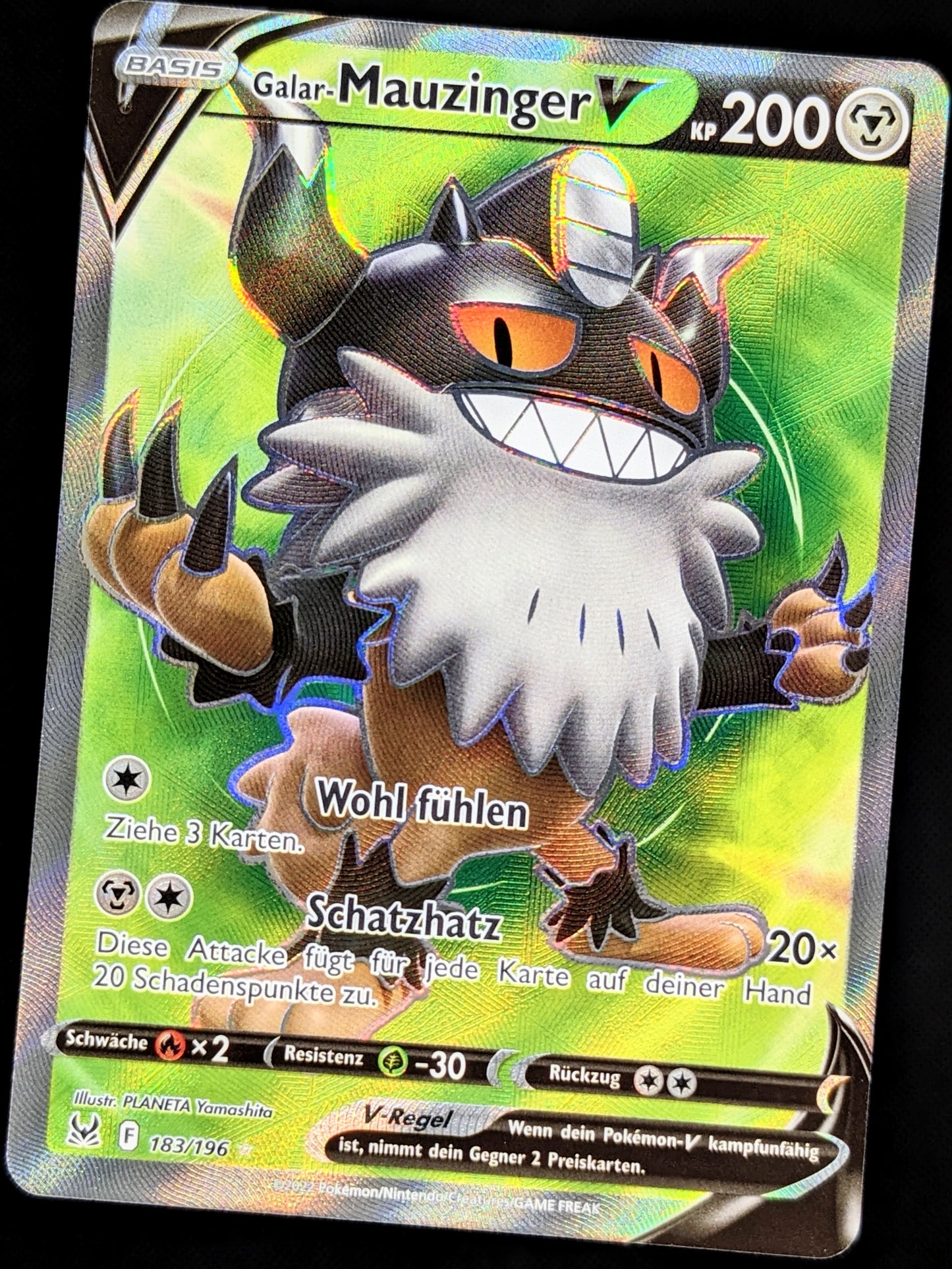 Galar-Mauzinger V Full Art 183/196 DE