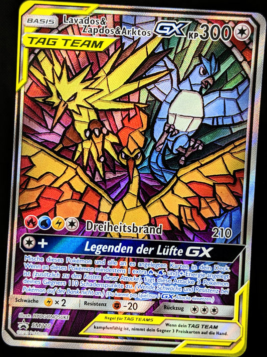 Lavados & Zapdos & Arktos GX Tag Team SM210 DE