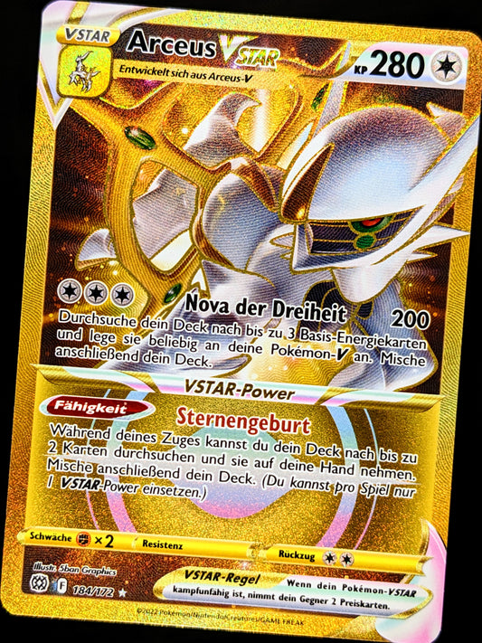 Arceus VStar Gold 184/172 DE