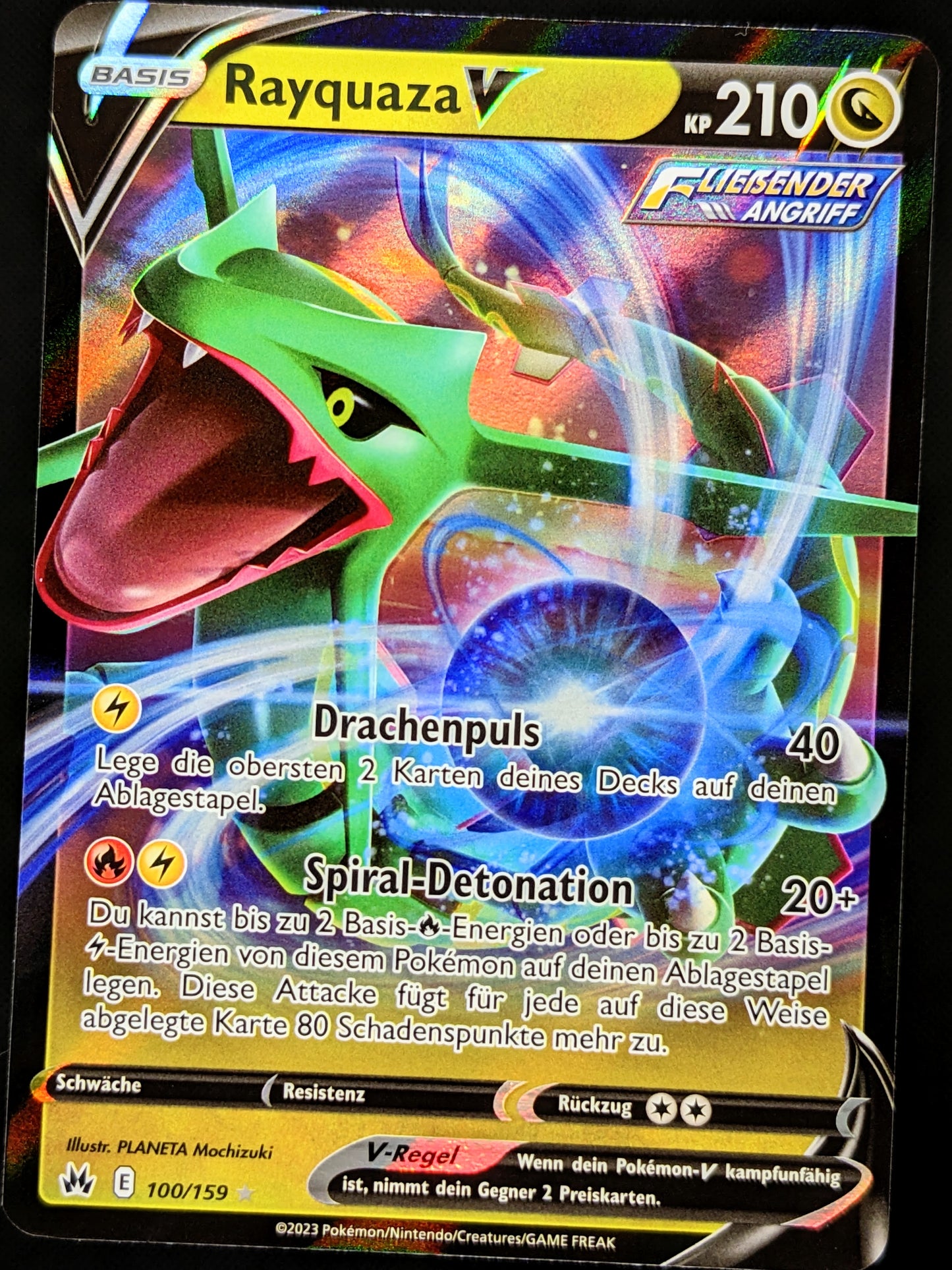 Rayquaza V 100/159 DE